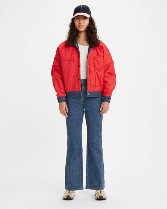 (近新)原價4390 LEVIS RED 復古版型 修身顯瘦 排釦 靴型褲 牛仔褲 一O一元起標無底價