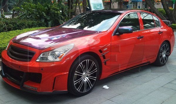 泰山美研社A1075 NISSAN G37 ELITE側裙套件改裝G35 FX35 FX37 C300 350Z 370Z M35 M37(依當月報價為準)