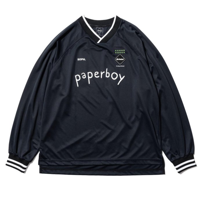 ウェア FCRB paperboy L/S OVERSIZED GAME SHIRT b0e8ea37-b415-424b-95c4-
