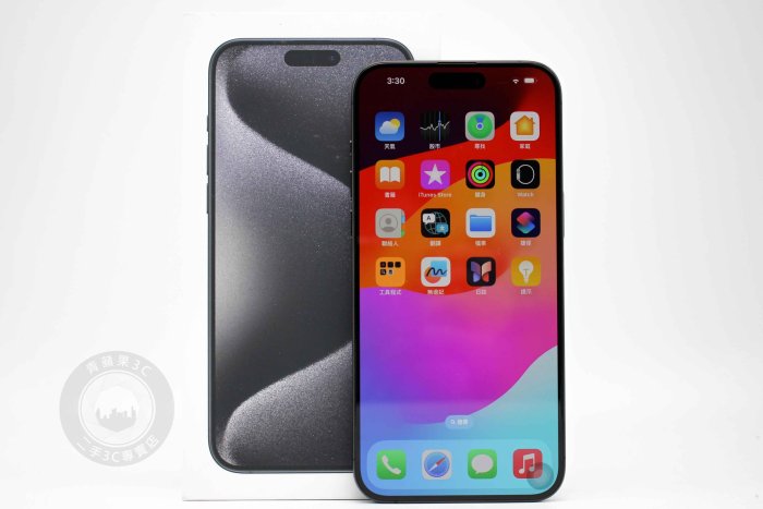 【高雄青蘋果3C】APPLE IPHONE 15 PRO 128G 128GB 6.1吋 黑色鈦金屬 二手手機 更換非原廠螢幕#99320