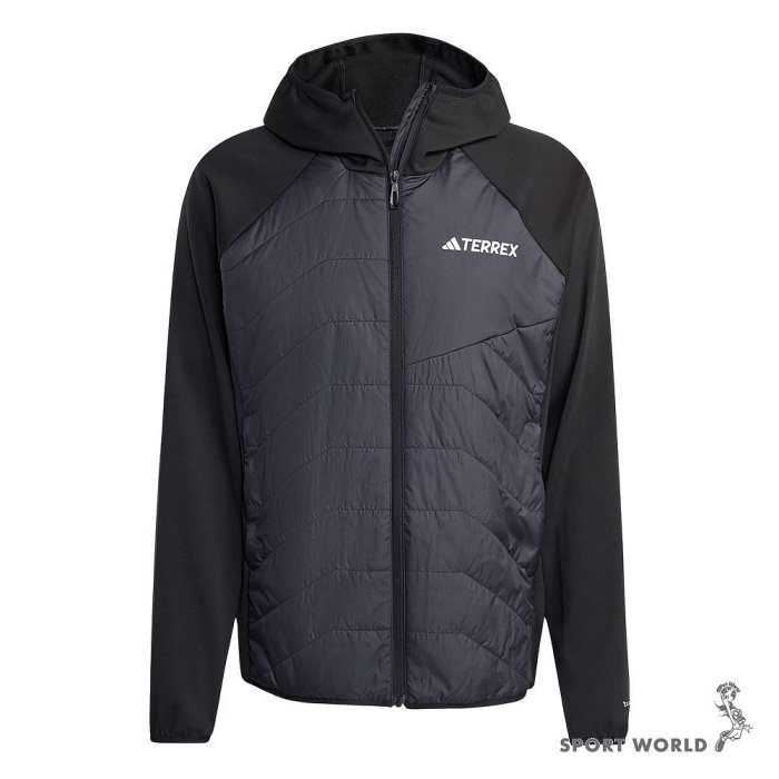 Adidas 連帽外套 男裝 防風 防潑水 Terrex 黑【運動世界】JL5576