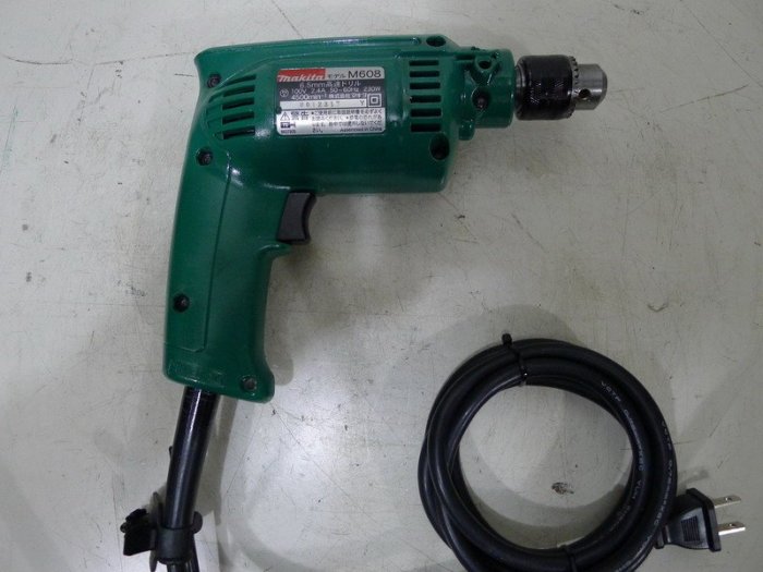 ㄚ峰日本精品二手貨"日本原裝九成五新(牧田M608)2分4500轉高速最小電鑽