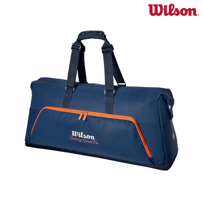 【曼森體育】Wilson ROLAND GARROS 2026 LARGE DUFFEL 圓筒包 海軍藍 法網系列