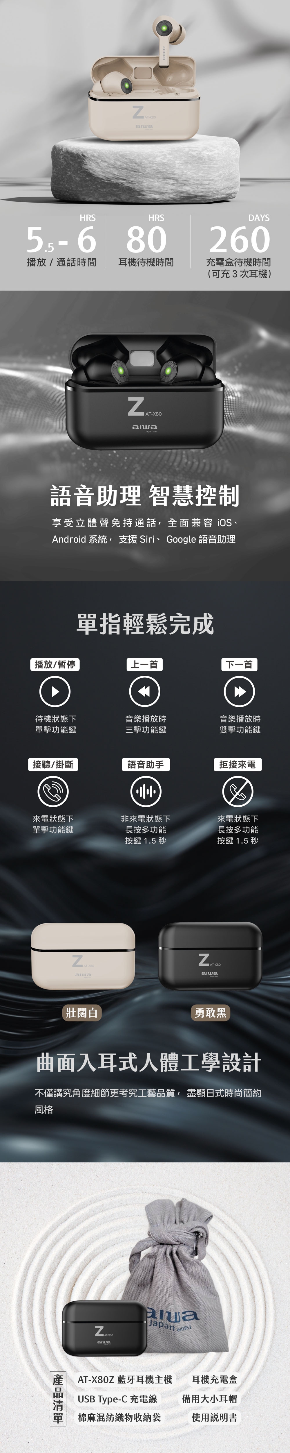 AIWA愛華 AT-X80Z - 詳情1