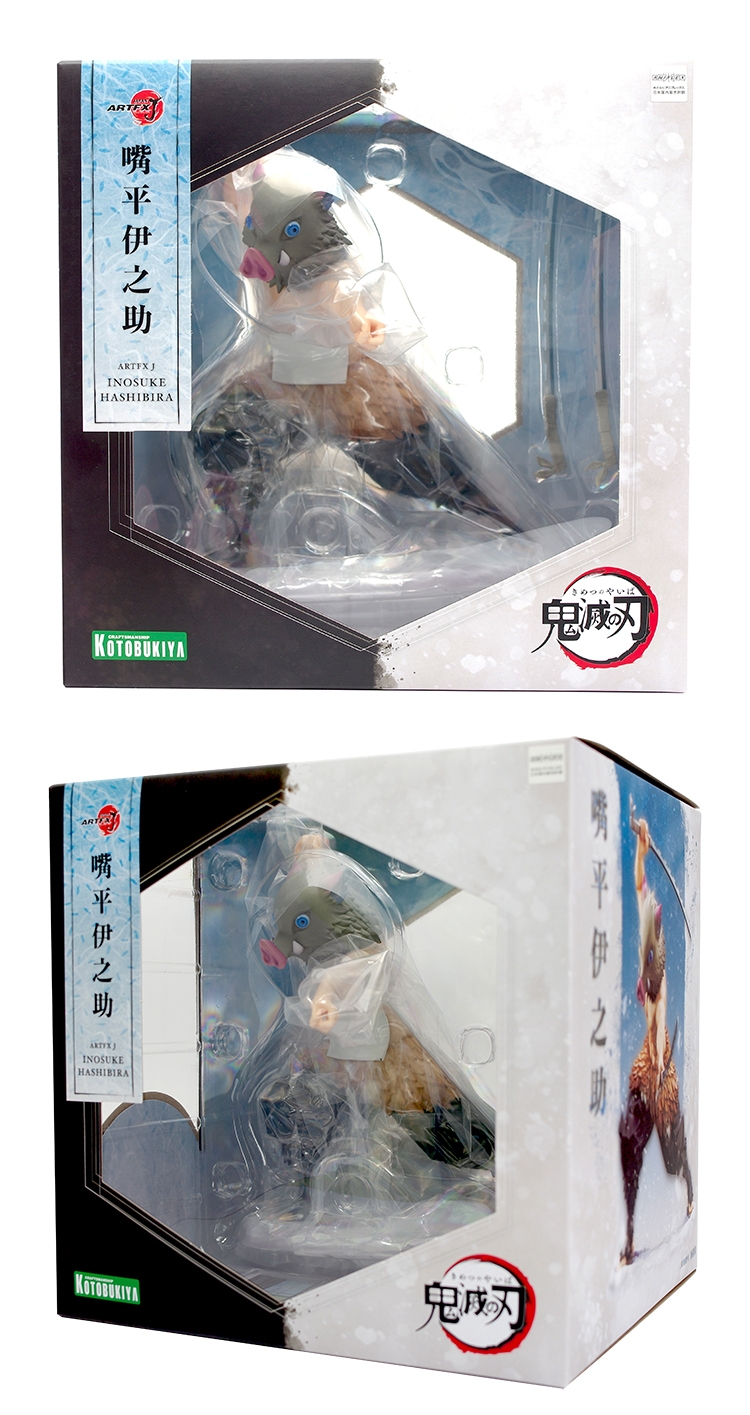 日空版KOTOBUKIYA壽屋鬼滅之刃ARTFX J嘴平伊之助公仔模型PP925無