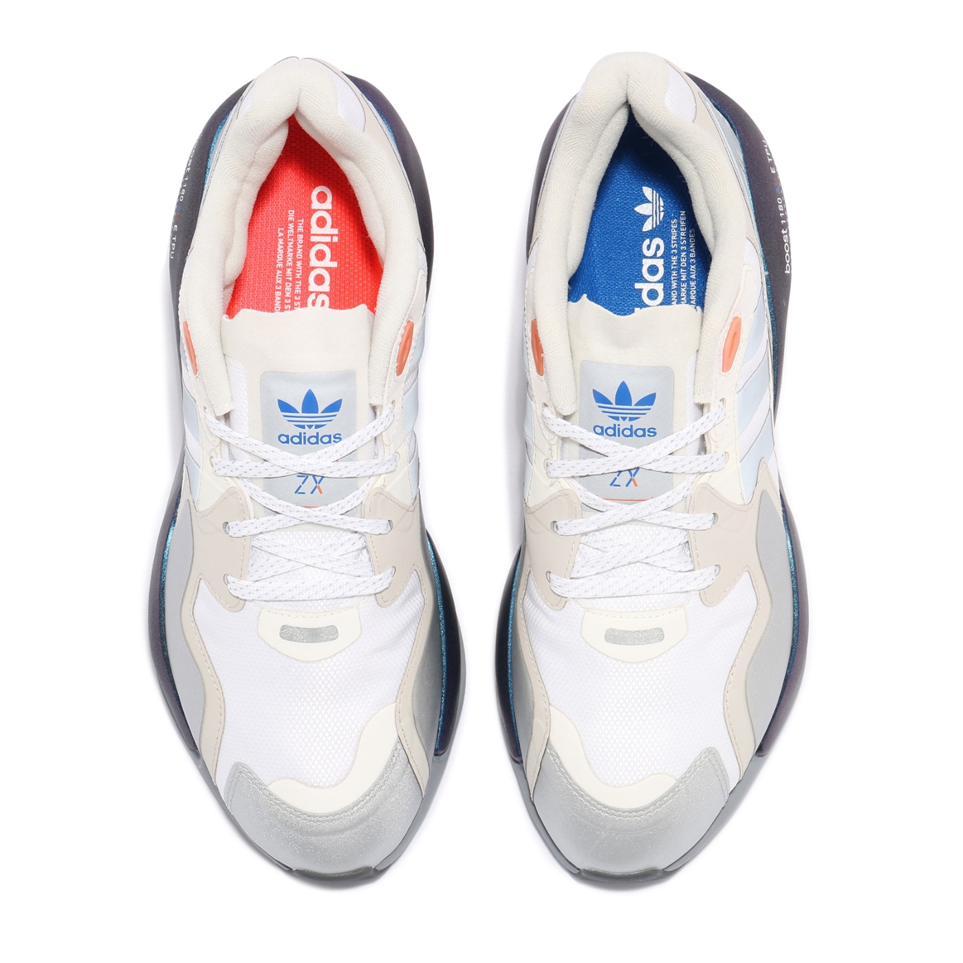 adidas 休閒鞋ZX Alkyne 反光運動男鞋愛迪達舒適避震球鞋穿搭白銀
