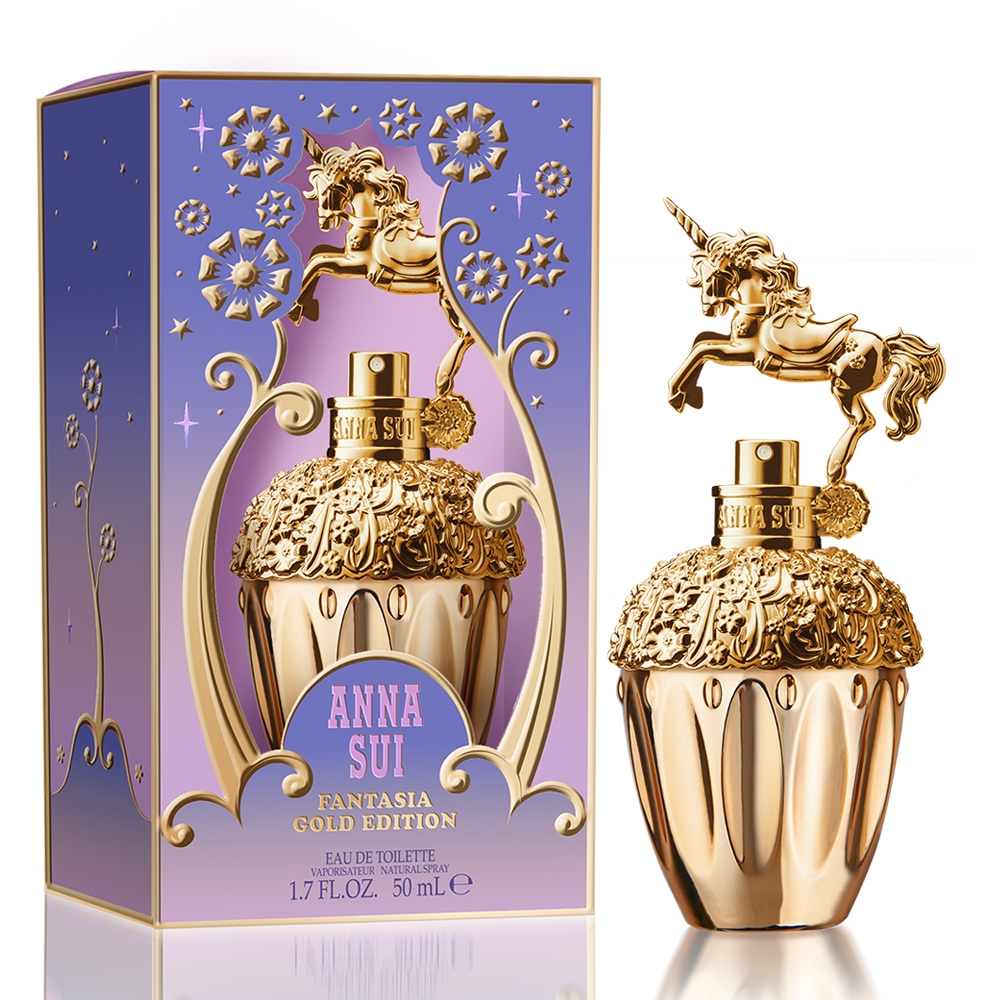 ANNA SUI 安娜蘇童話金色獨角獸女性淡香水50ml-公司貨| 香水/香精/香膏| Yahoo購物中心