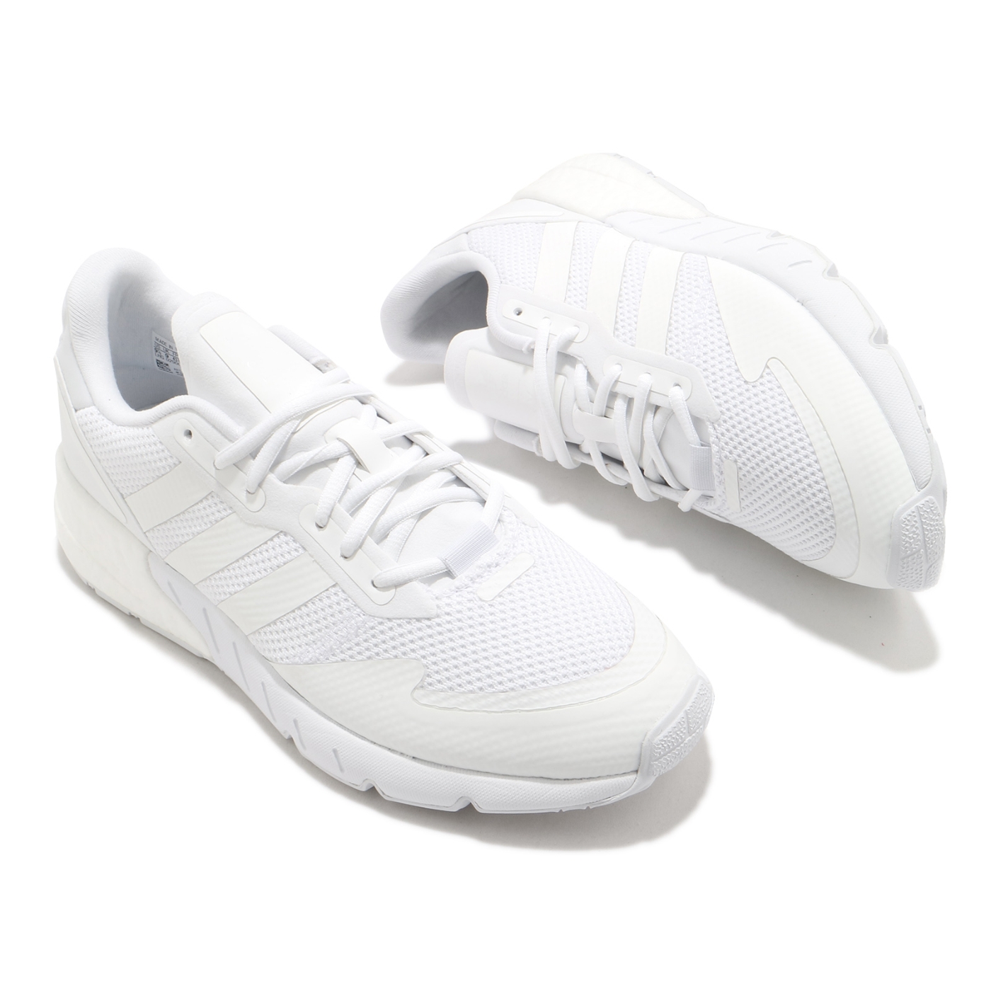 adidas 休閒鞋ZX 1K Boost 男鞋愛迪達緩震球鞋穿搭上學白FX6516 | 休閒