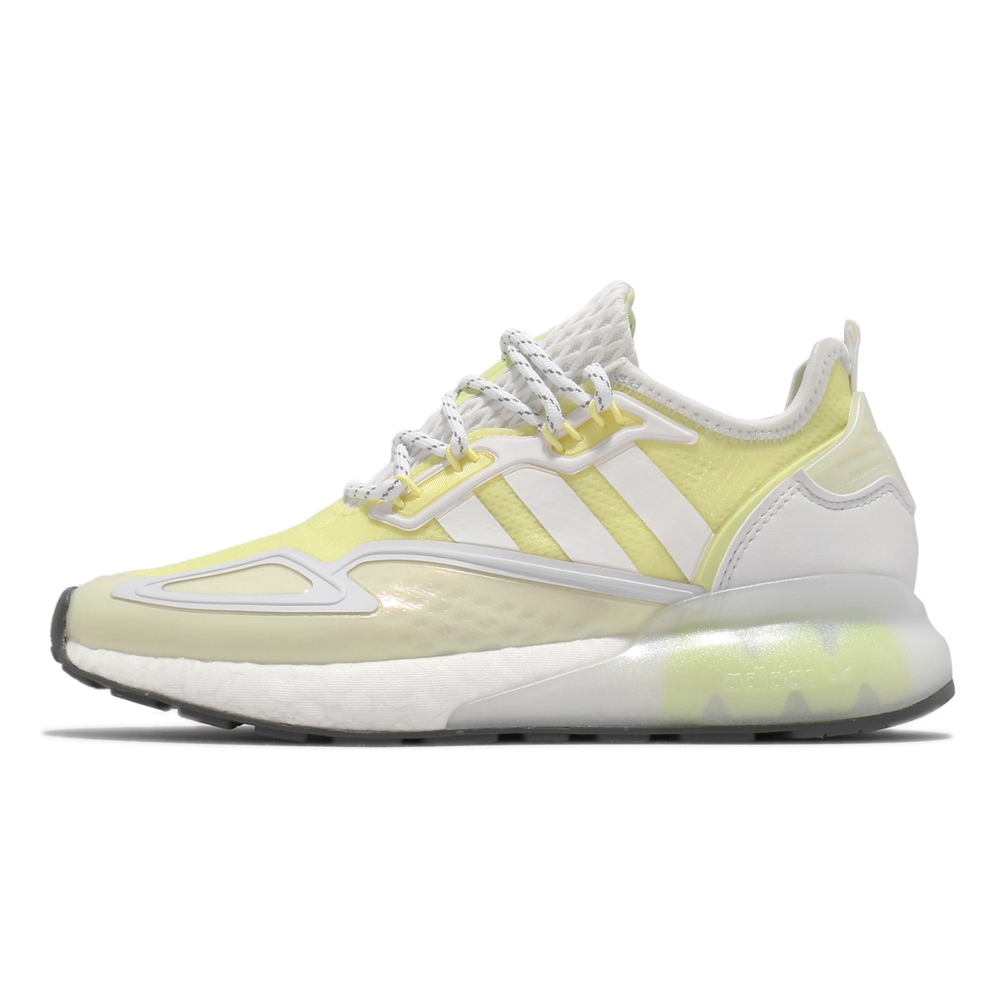 黃黃 adidas 休閒鞋ZX 2K BOOST 運動女鞋愛迪達輕量透氣舒適避震穿搭黃白