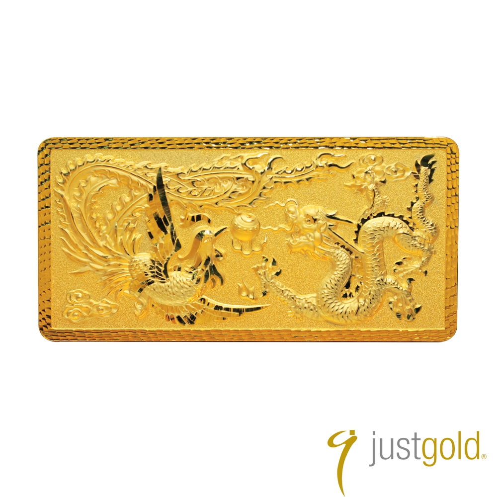 鎮金店Just Gold 純金龍鳳呈祥金條500g | 其他品牌| Yahoo購物中心