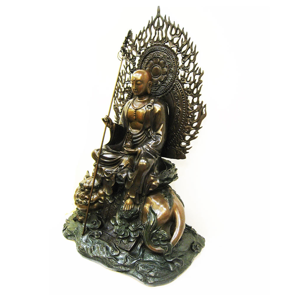 銅制 神獣 諦聴 地蔵王菩薩坐騎 仏壇の置物 美品 地藏王菩薩銅雕坐騎-諦聽| 觀世音菩薩| Yahoo購物中心