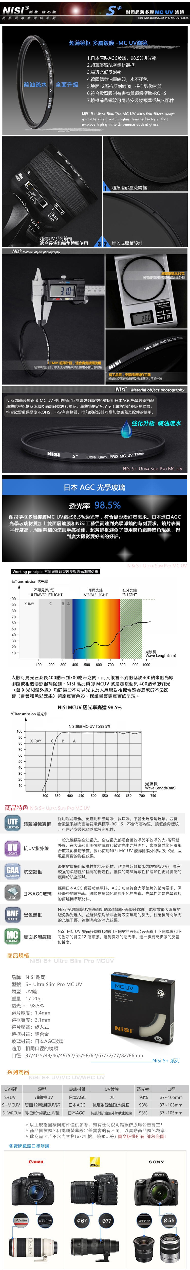 NISI耐司 S+MCUV - 詳情1