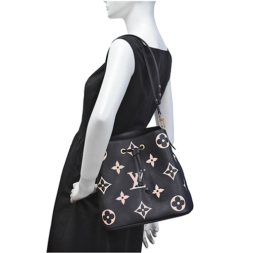 LV Louis Vuitton路易威登M45497經典NÉONOÉ MM Empreinte壓花