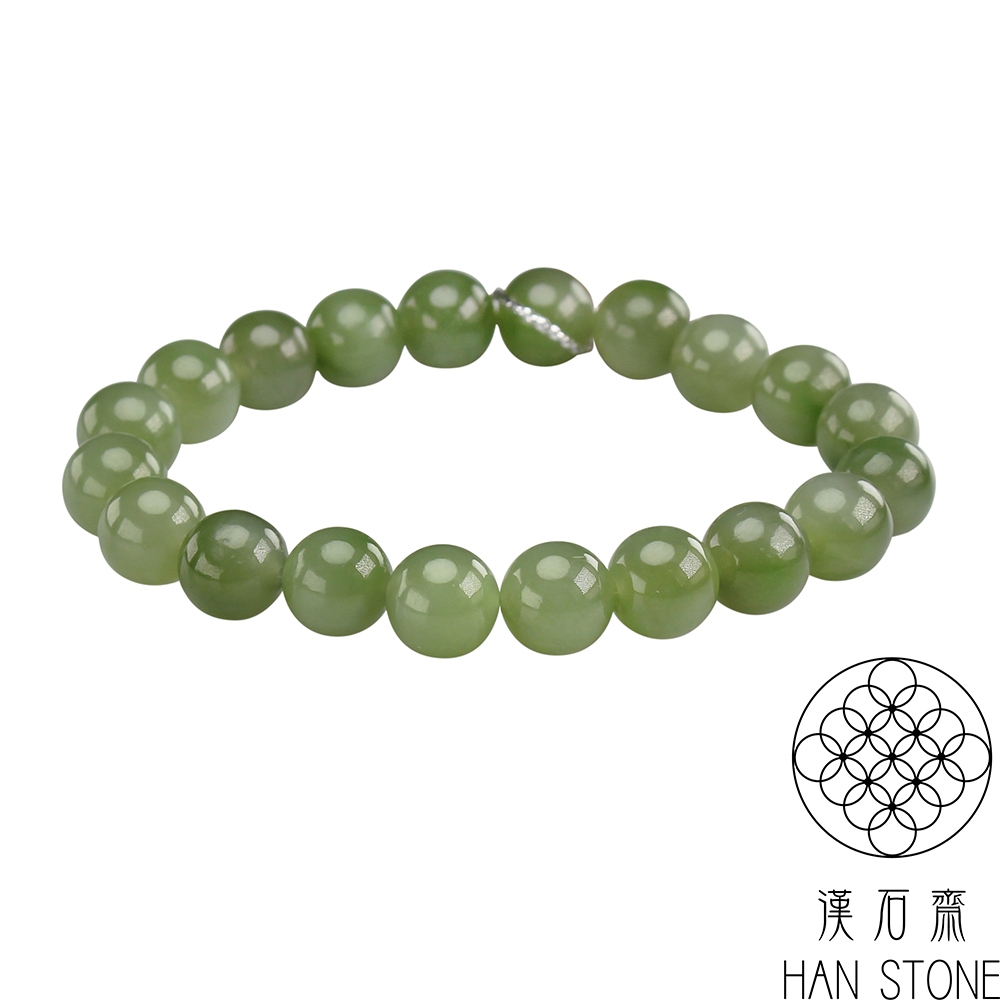 漢石齋】天然A貨滿綠碧玉和田玉手串(直徑9mm/20顆) | 漢石齋| Yahoo