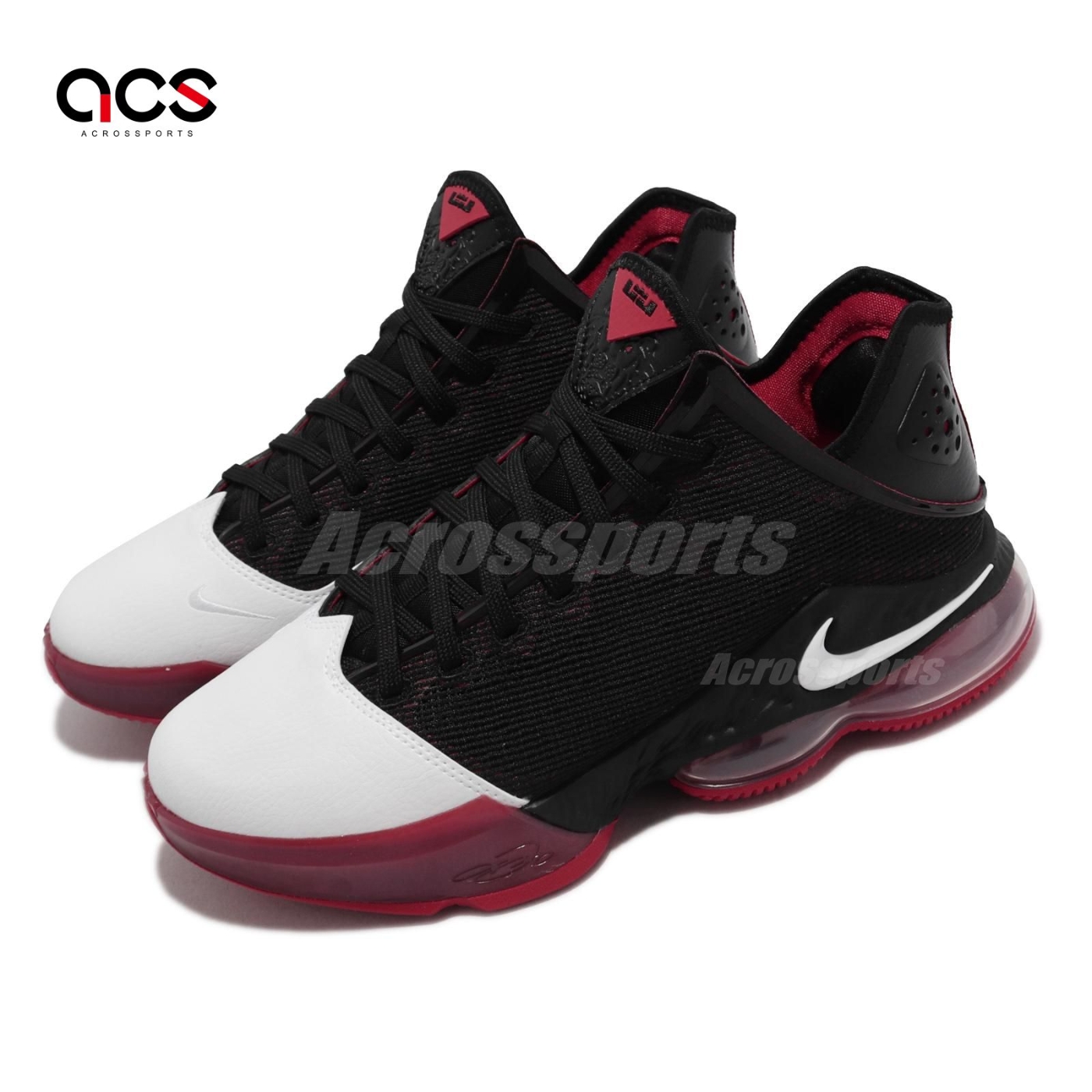 Nike 籃球鞋Lebron XIX Low EP 19代男鞋黑紅LBJ 低筒氣墊DH1271