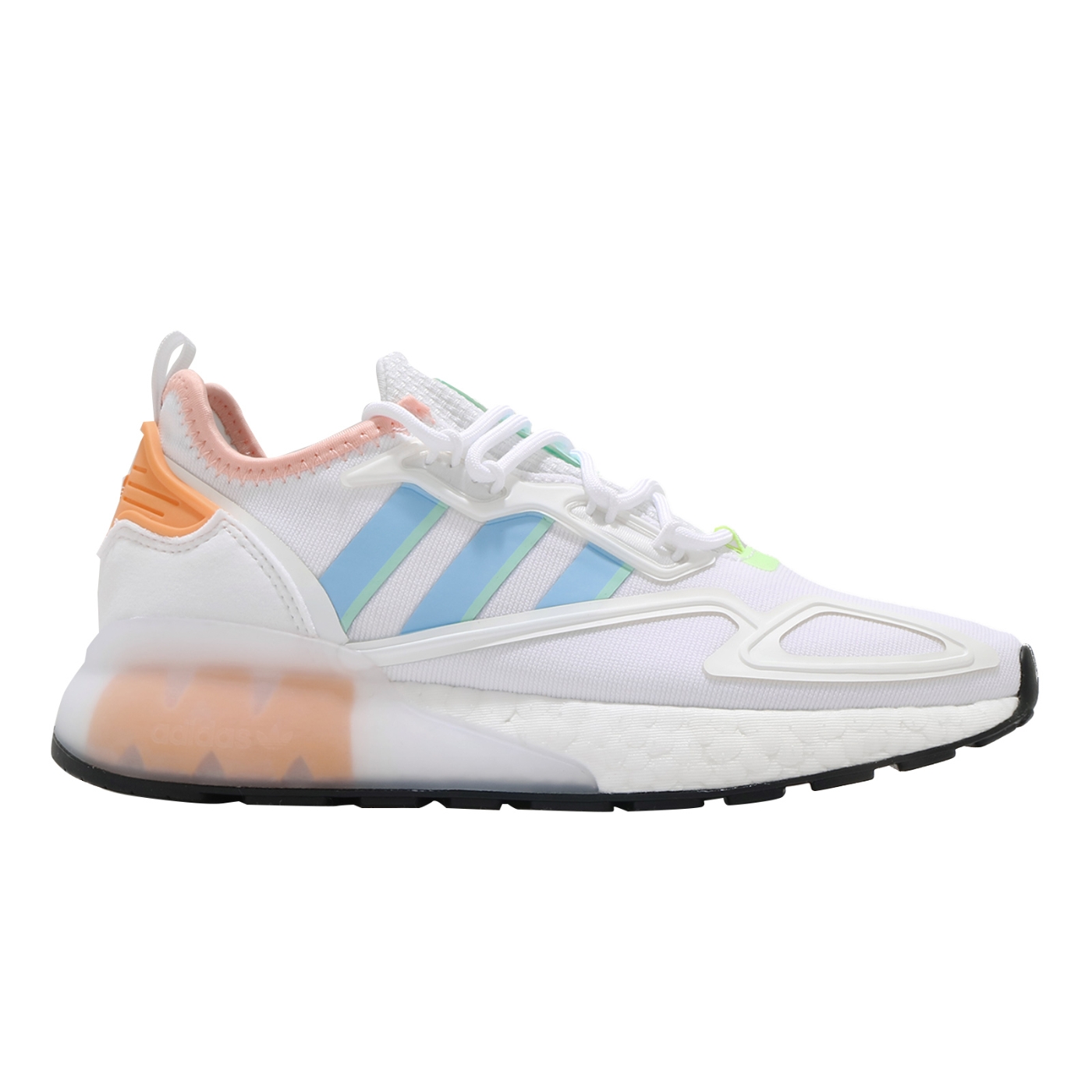 ♡② adidas 休閒鞋ZX 2K Boost 女鞋愛迪達基本款球鞋穿搭緩震舒適白藍