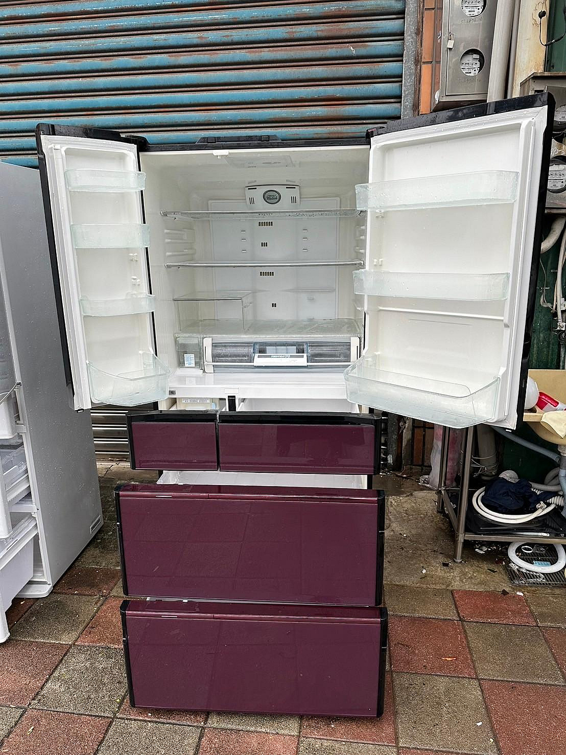 全誠家電---中古日立變頻System α典藏版智慧真空冷藏庫自動製冰（670L