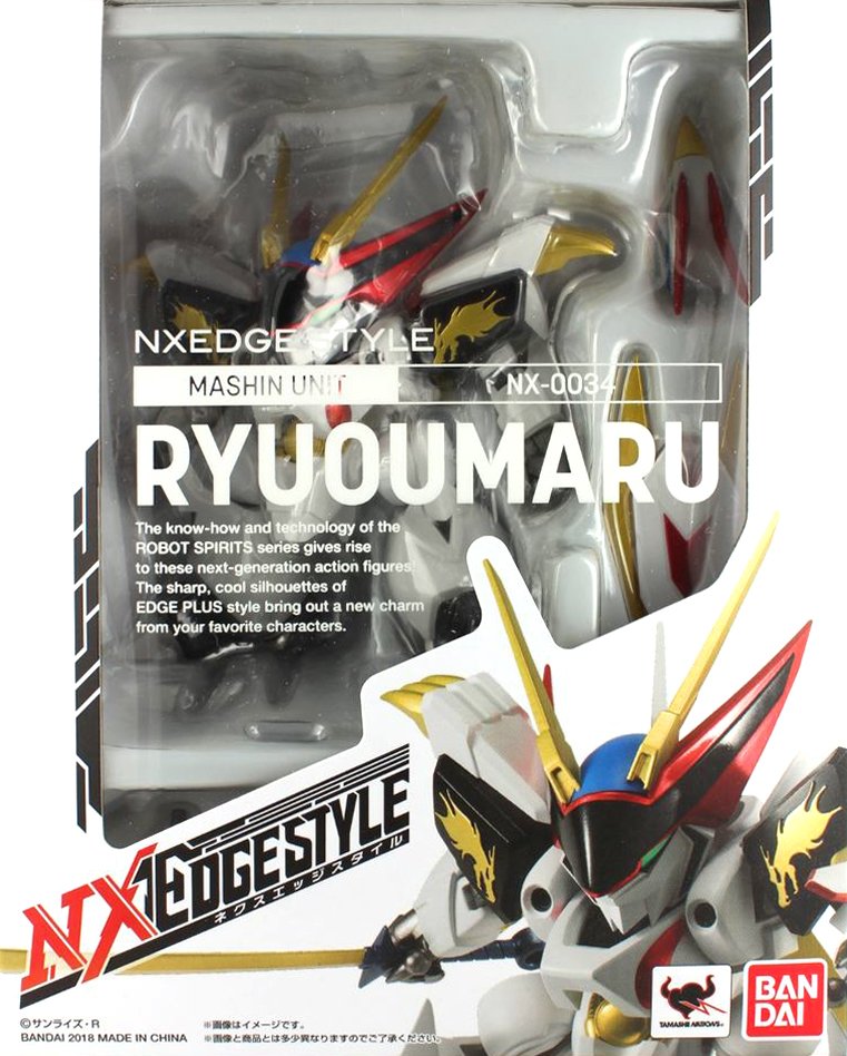 日本正版萬代NXEDGE STYLE MASHIN UNIT 魔神英雄傳龍王丸可動模型公仔