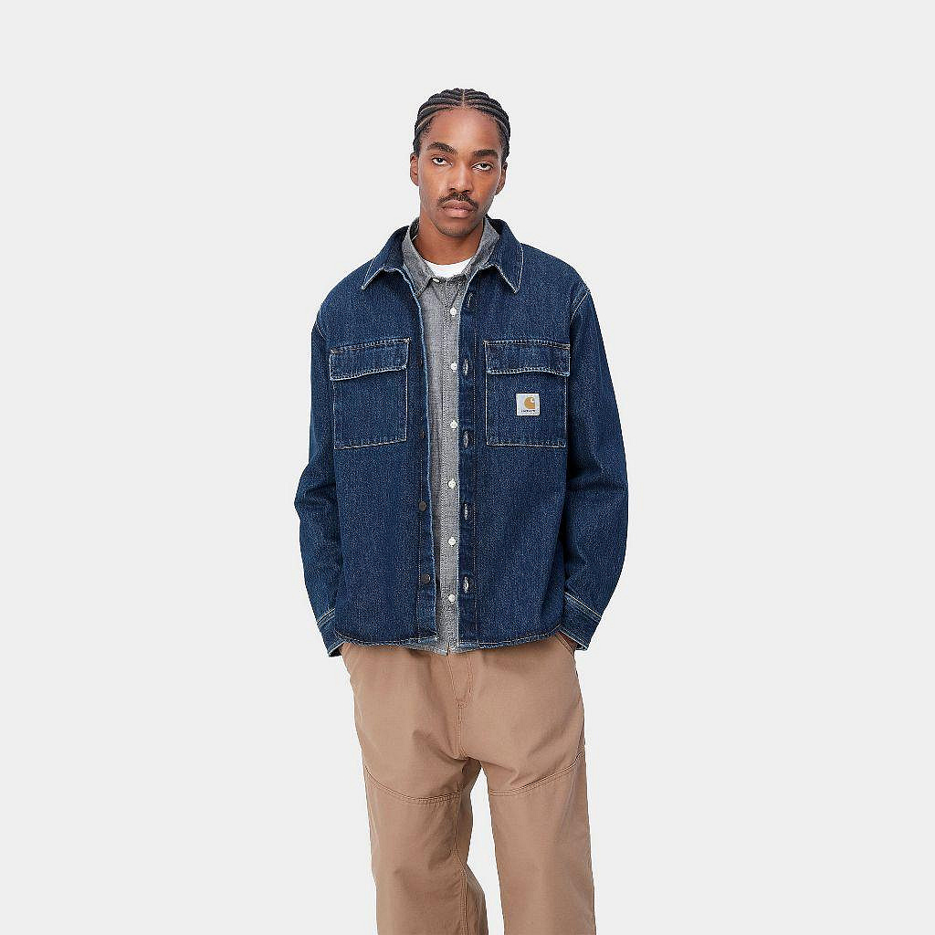 日貨代購CITY】2023AW CARHARTT WIP Manny Shirt Jac 重磅牛仔襯衫外套