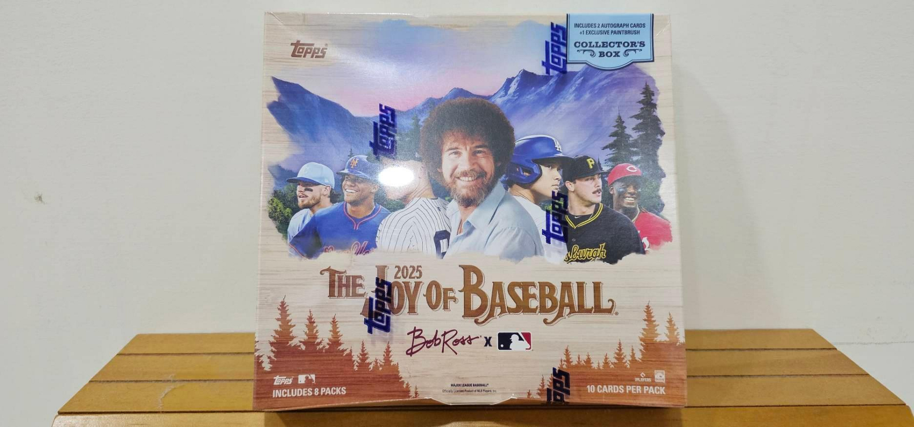 限時特價2025 Topps x Bob Ross: - Collectors Box 抽大谷翔平限量卡盒 