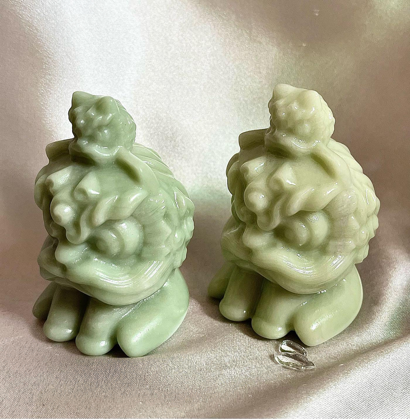 佘太翠醒獅貴州翠玉石雕刻件玉潤淡雅綠| 開運招財鎮宅辟邪化煞風水開運