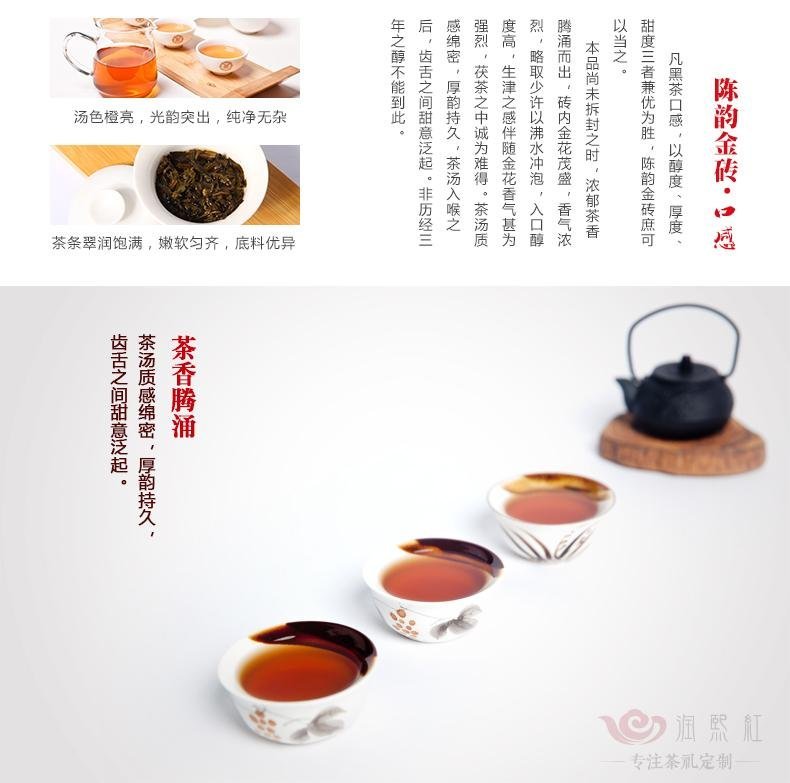 茶太初] 2014 黑茶園陳韵金磚黑茶百年木倉手筑茯磚1kg | Yahoo拍賣