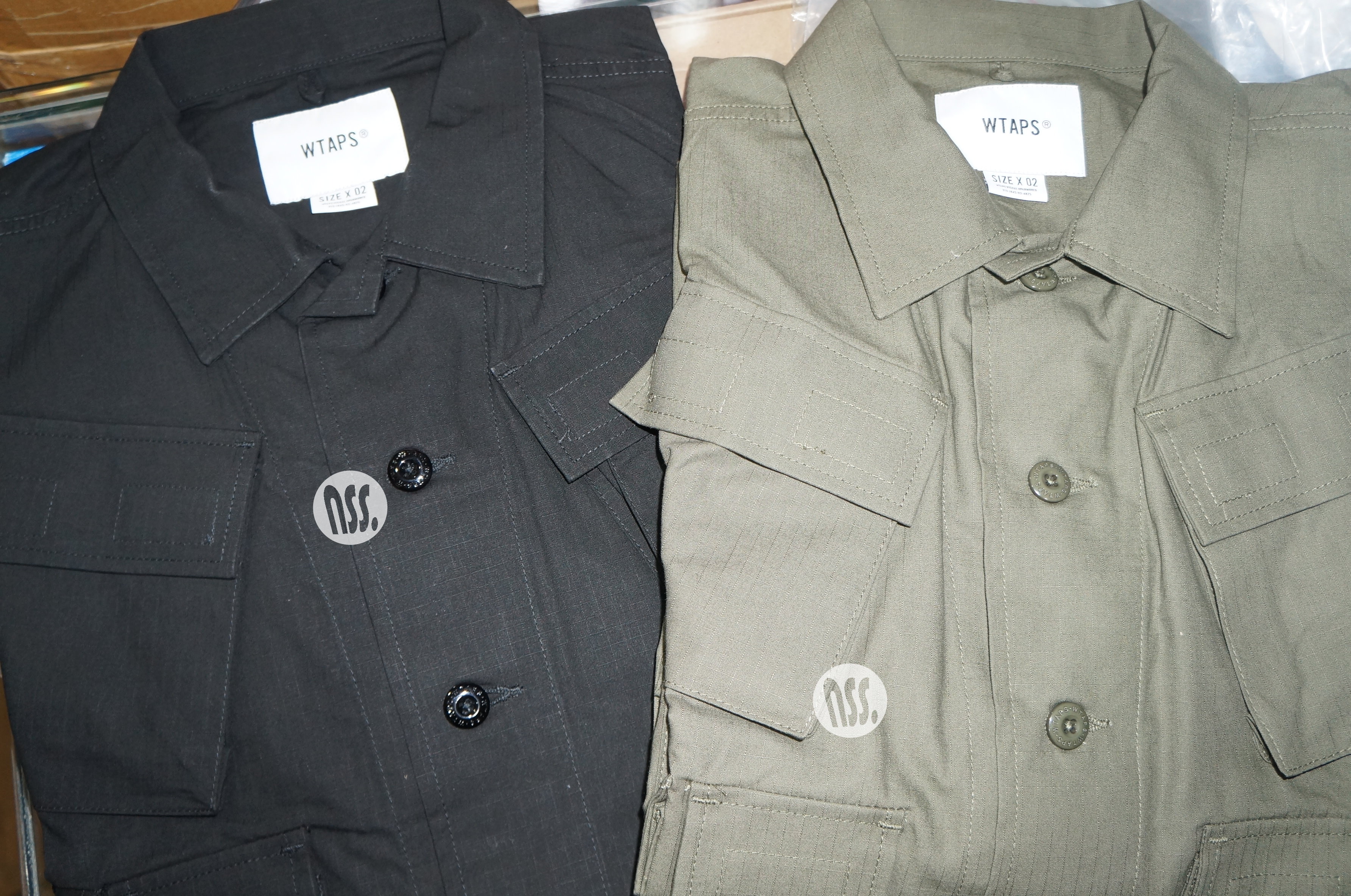 WTAPS 20AW MODULAR LS COTTON. RIPSTOP OD