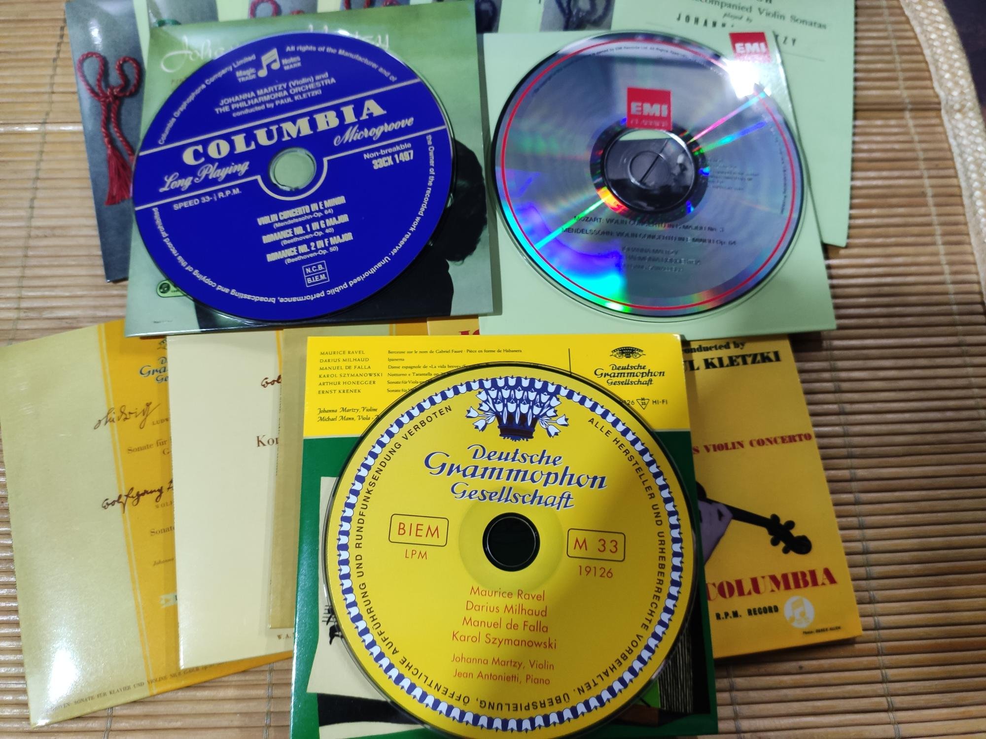 好音悅Johanna Martzy 瑪爾茨EMI DG 錄音全紀錄13CD DN0010