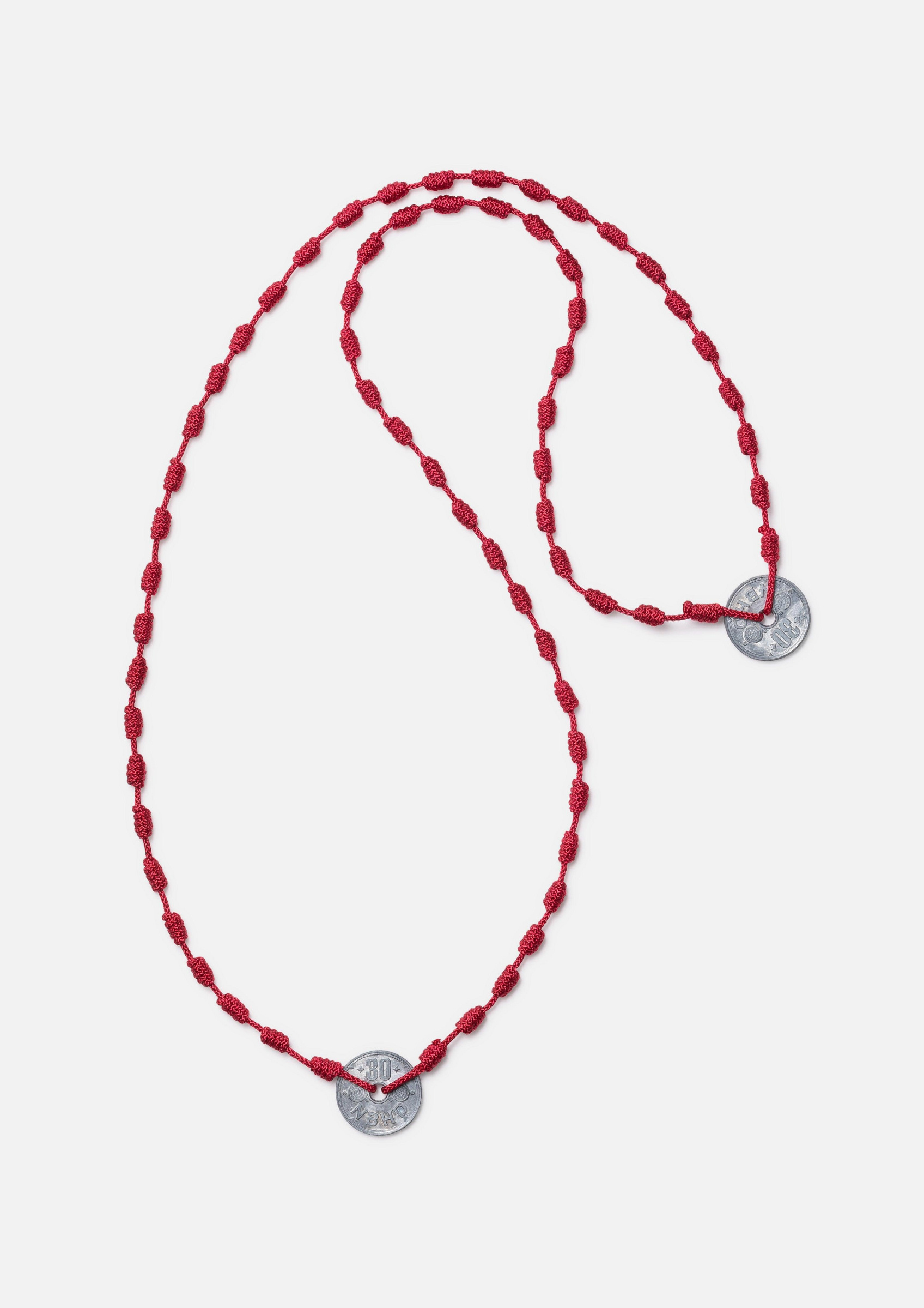美品NEIGHBORHOOD CORD COIN NECKLACE  日貨代購CITY】2025SS NEIGHBORHOOD NBHD CORD COIN NECKLACE 項鍊現貨