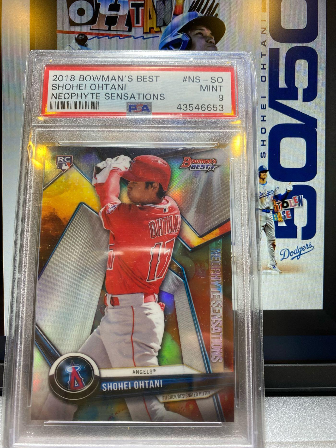 PSA9 2018 Bowman 大谷翔平 RC Topps 05ea2a45-0397-4adb-90fc-