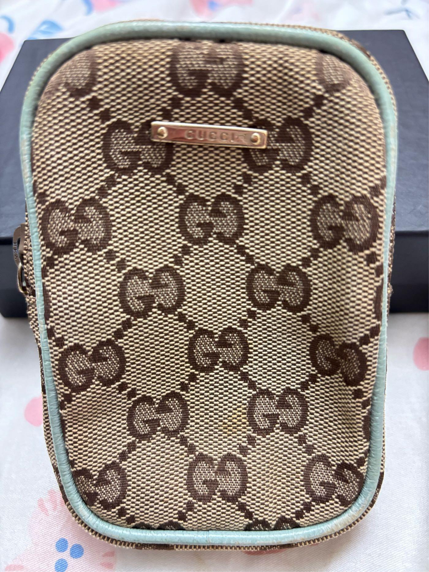 Gucci 緹花口紅包/化妝包