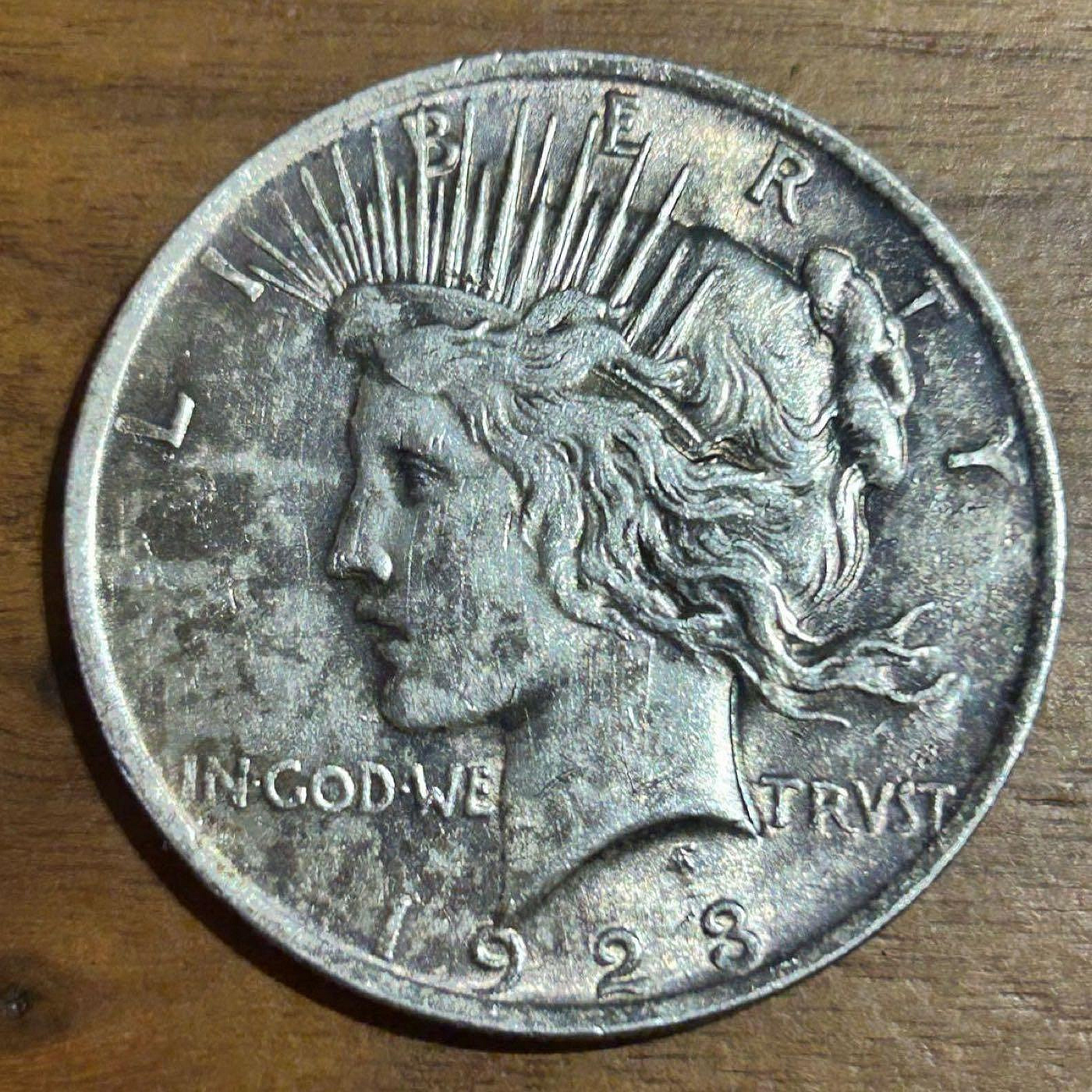 H2Shop】美國美元美金1元1923年和平銀元自由女神銀幣銀元硬幣錢幣| Yahoo拍賣