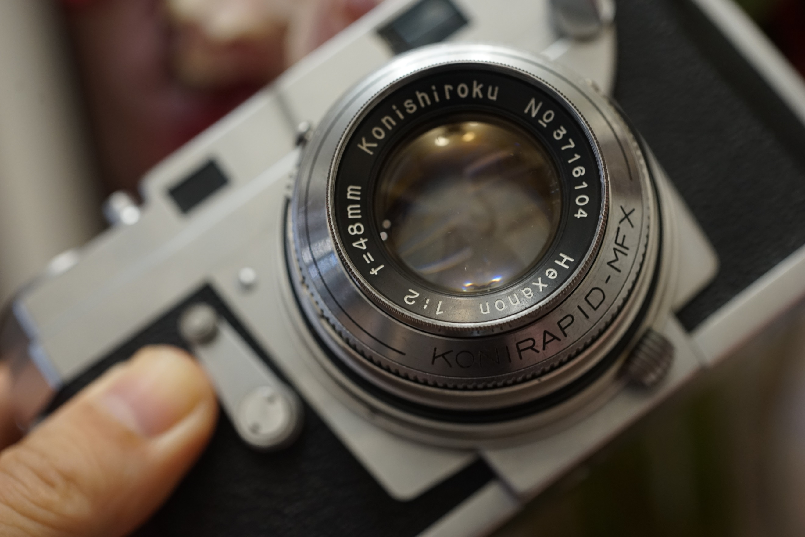 售】經典全機械美機KONICA III搭載Hexanon 48mm f2.0街拍大光圈(附原廠