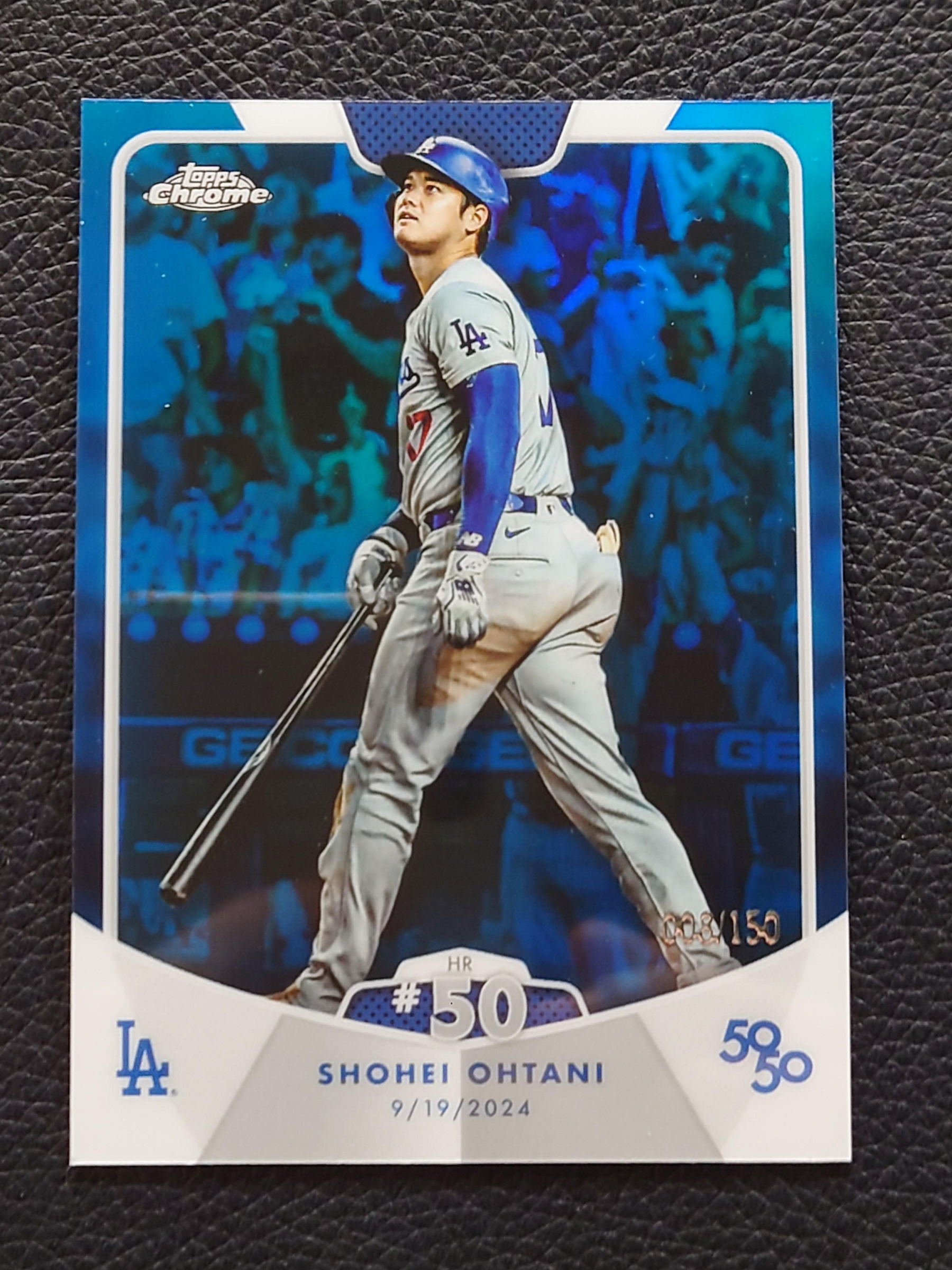 150シリ】大谷翔平 2024 Topps 50/50 Blue Ref カラーマッチ Topps