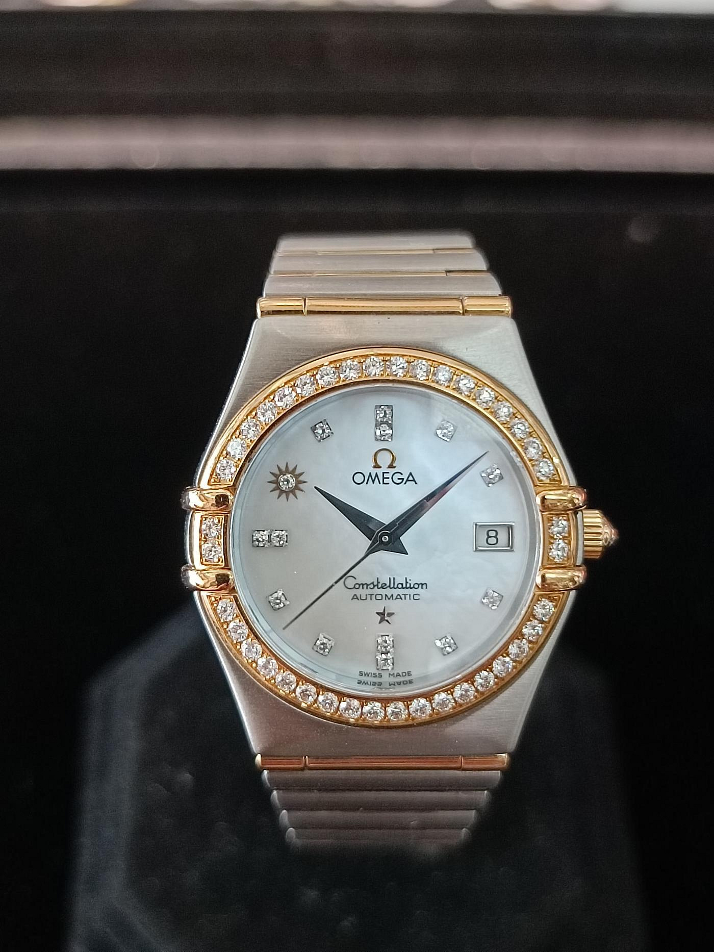 OMEGA 星座 半金 女錶 鑽錶 台灣10週年限量款 出清特賣 [正泰精品當舖] 原廠鑲鑽錶 機械錶 另有男錶 J12勞力士 69173 68273 芝柏蕭邦