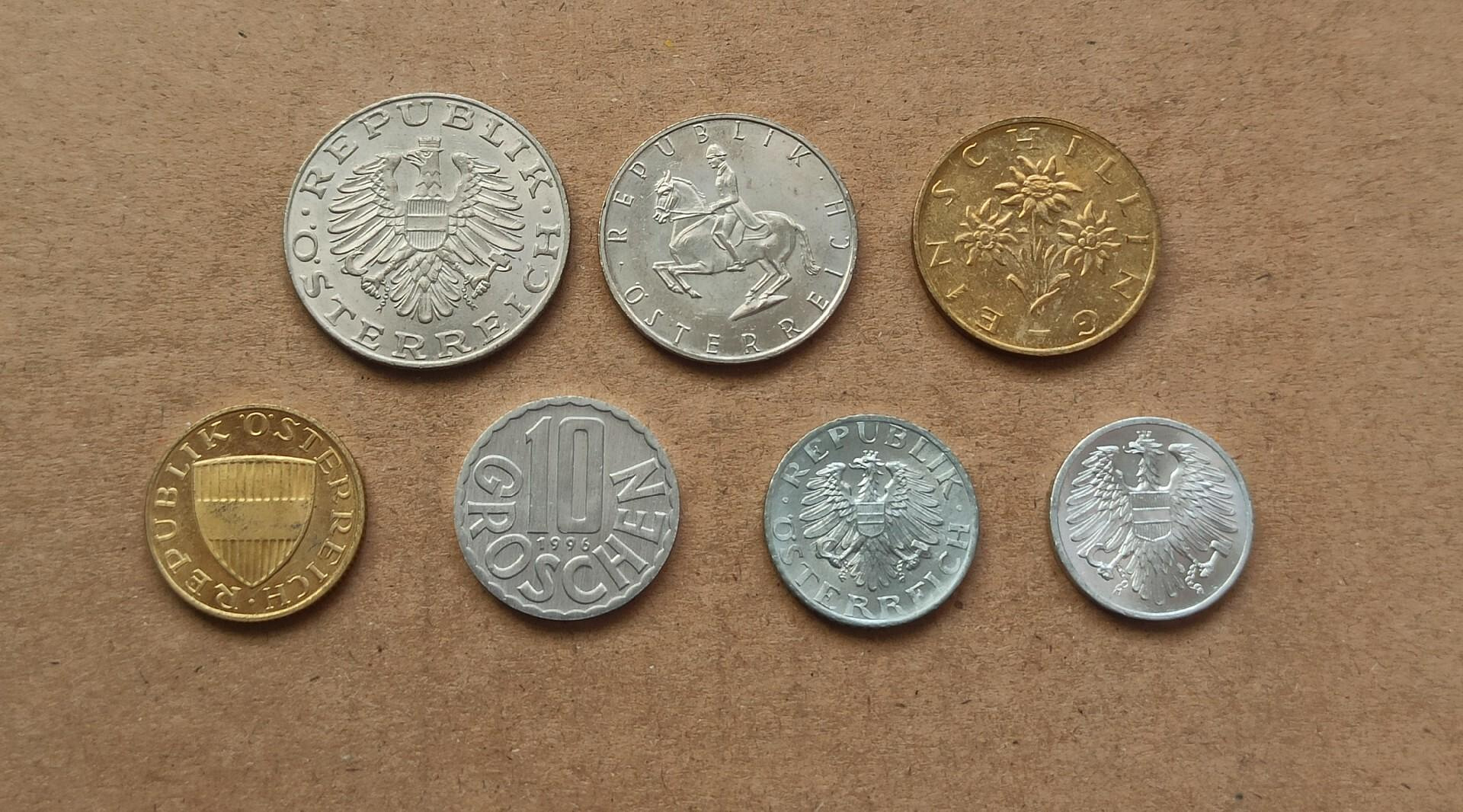 奧地利歐元25分硬幣7枚全場滿50元掛號，150元快運，100克內附精美包裝。 | Yahoo拍賣