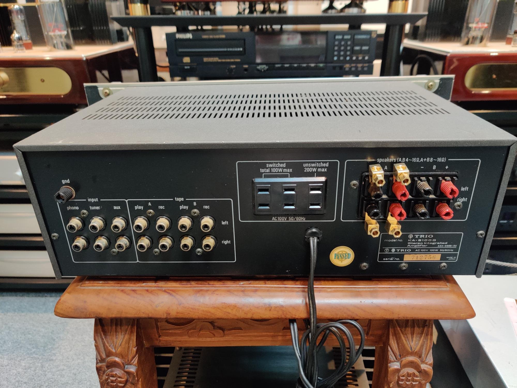 TRIO TRIO KA-5100 (完全動作品.美品） プリメインアンプ KA-5100 トリオ