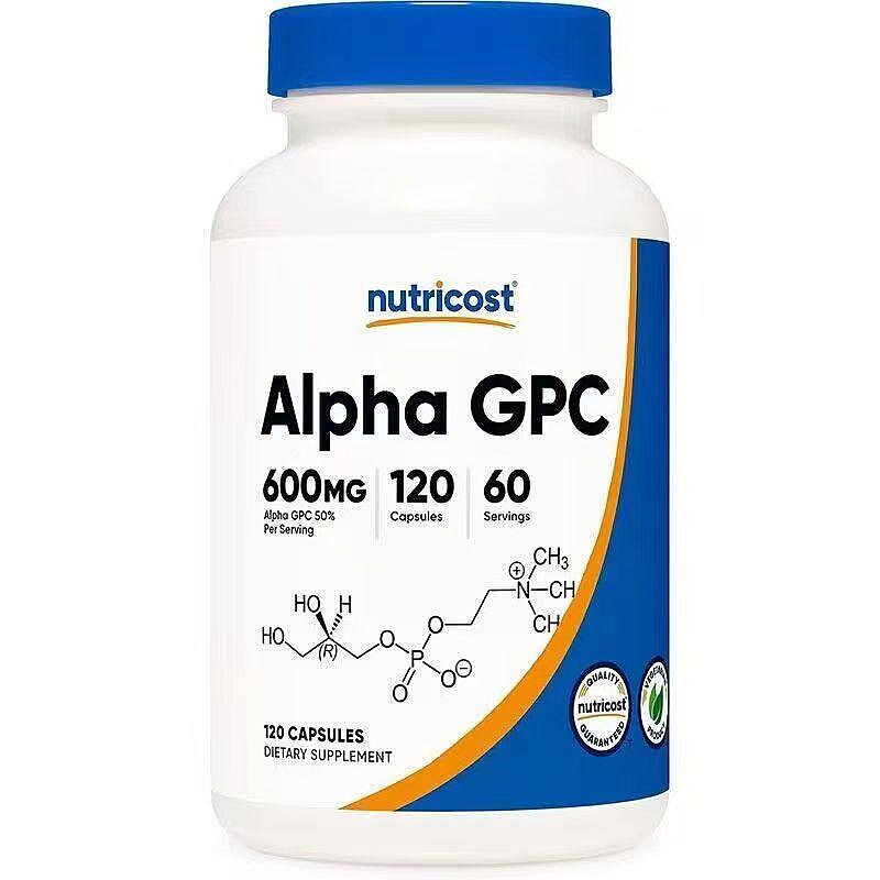 【現貨】美國 Nutricost Alpha GPC 阿爾法 膽鹼 α-GPC大腦營養（每粒300mg）120粒