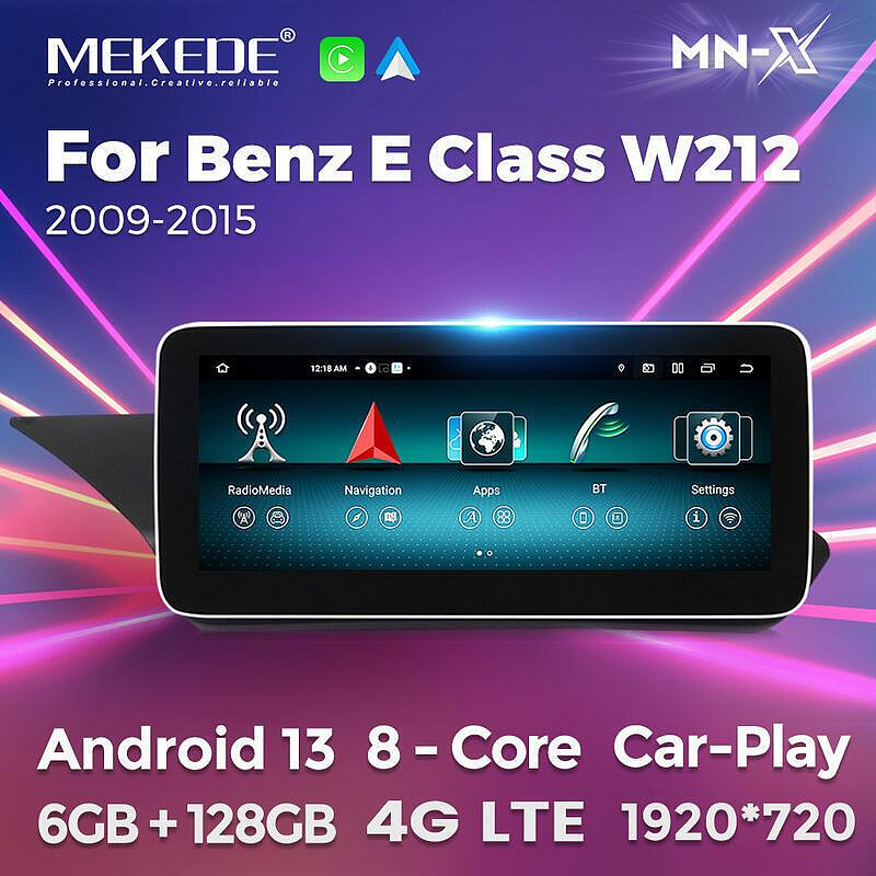 時光適用於e級w212 e200 2009-2015款mn-x安卓大屏中控導航收音機