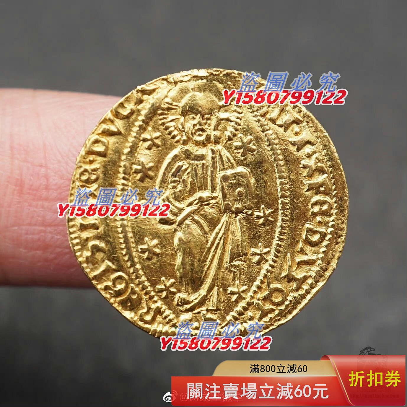 特惠、誠購可議價』十字軍東征羅德島圣約翰騎士團杜卡特金幣，1513
