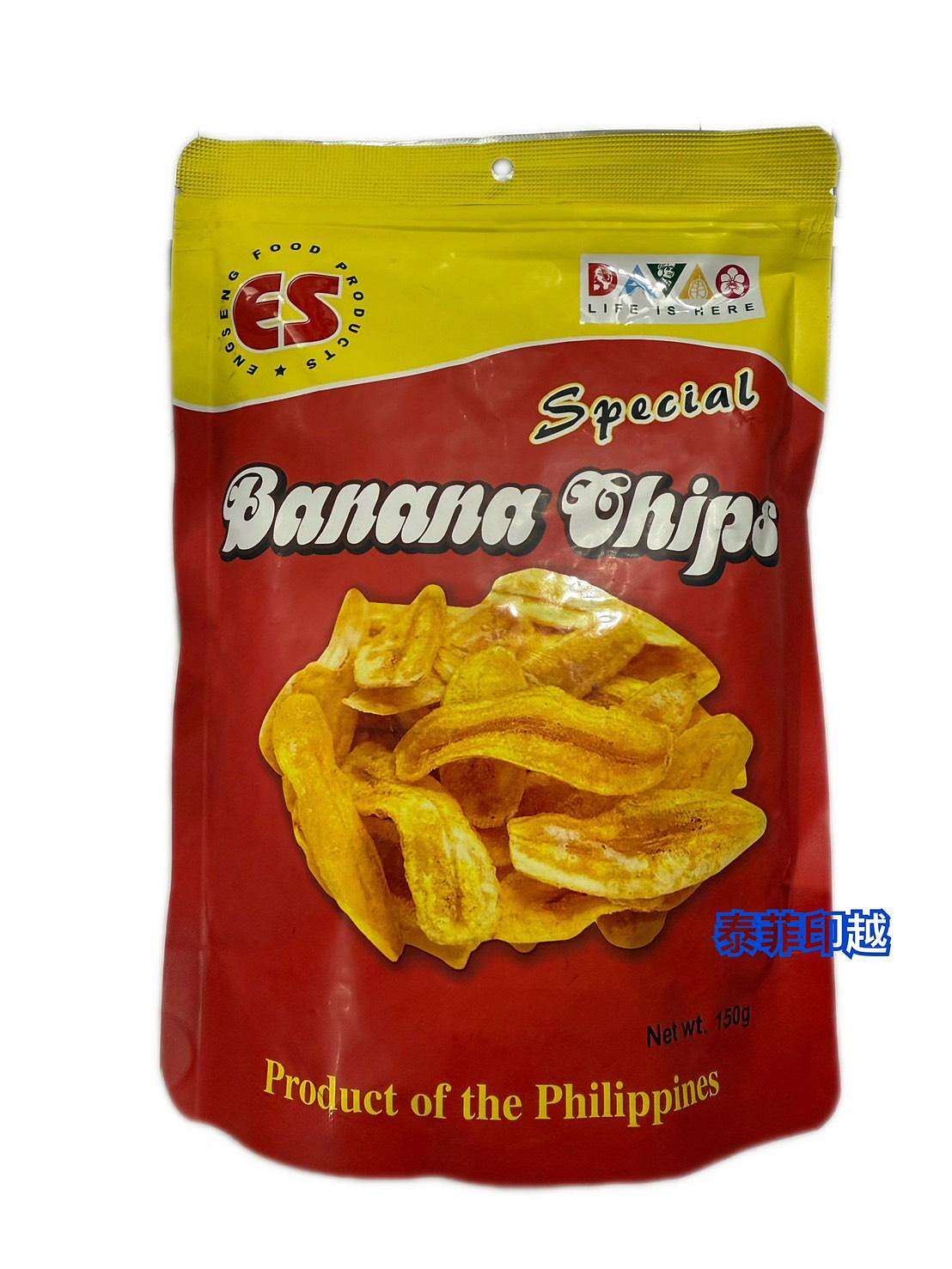 {泰菲印越}菲律賓 ES Banana Chips 香蕉脆片 150克