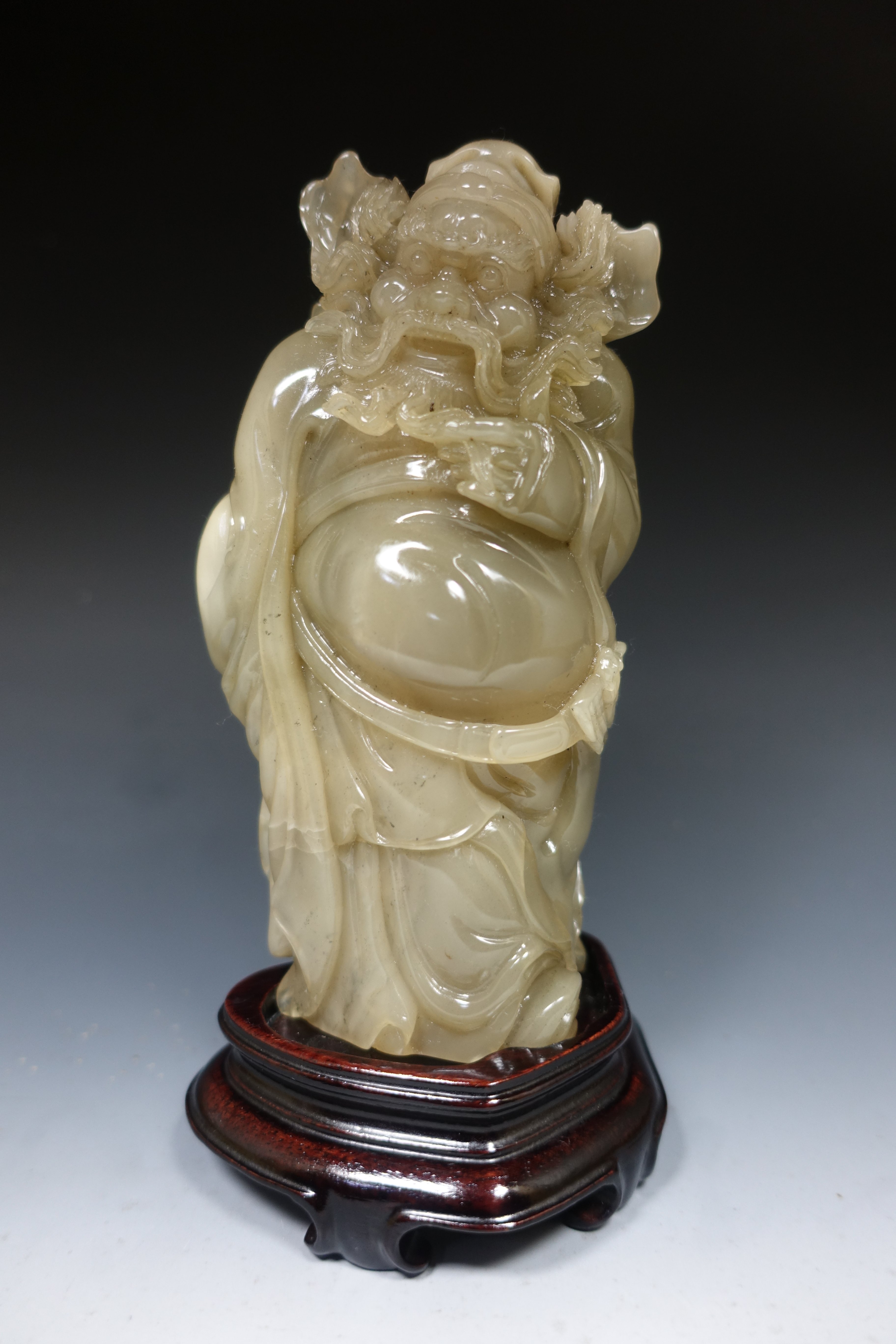 大師作品】賠售~壽山石牛角凍~鍾馗(鄭忠明) | Yahoo拍賣