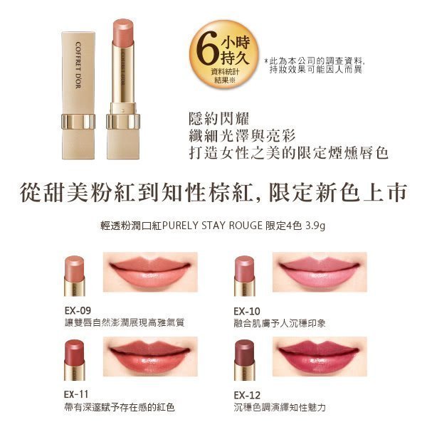Kanebo (佳麗寶) COFFRET D'OR 輕透粉潤口紅色號EX11 | Yahoo拍賣