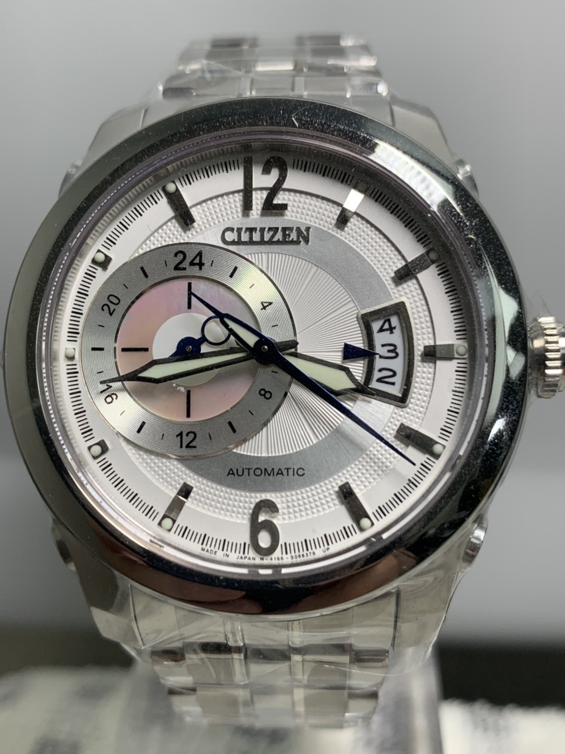 特價【永大精品】原廠公司貨CITIZEN 星辰機械錶NP3000-54A 面盤銀色+