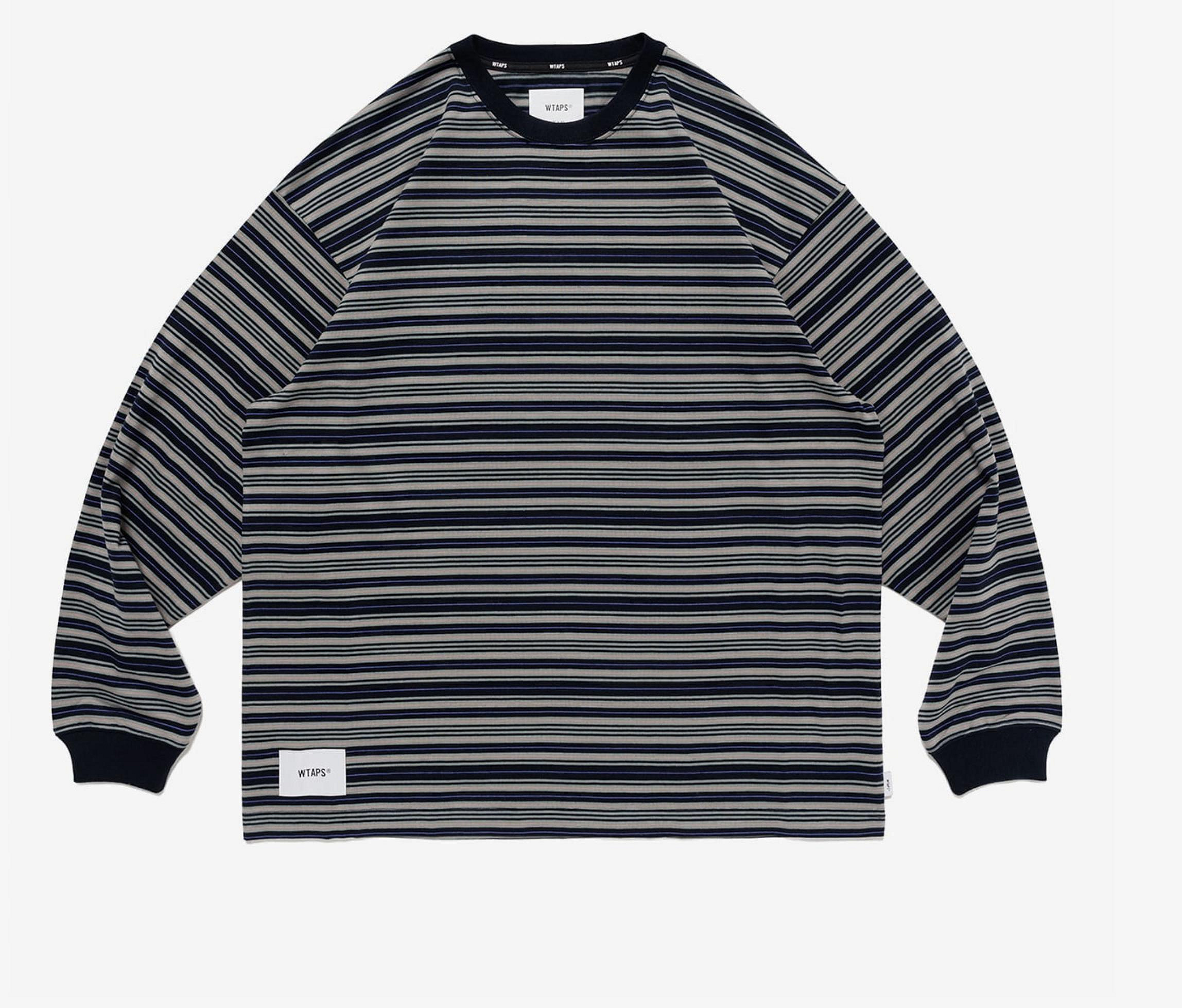 WTAPS 251ATDT-CSM21 BDY / LS / COTTON 長袖條紋。太陽選物社| Yahoo拍賣