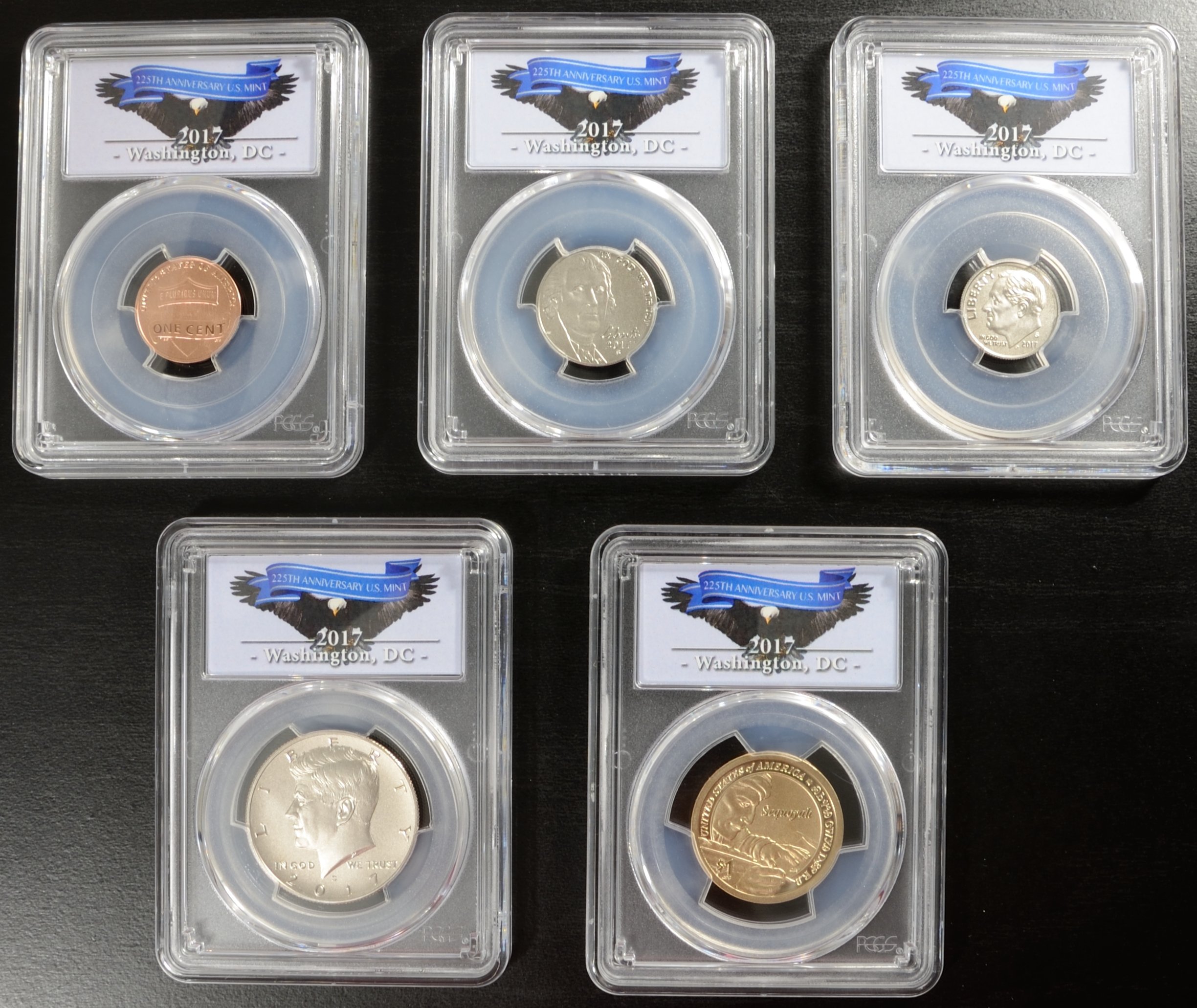 翰維貿易】 2017年美國錢幣PCGS SP70 套幣C02 | Yahoo拍賣