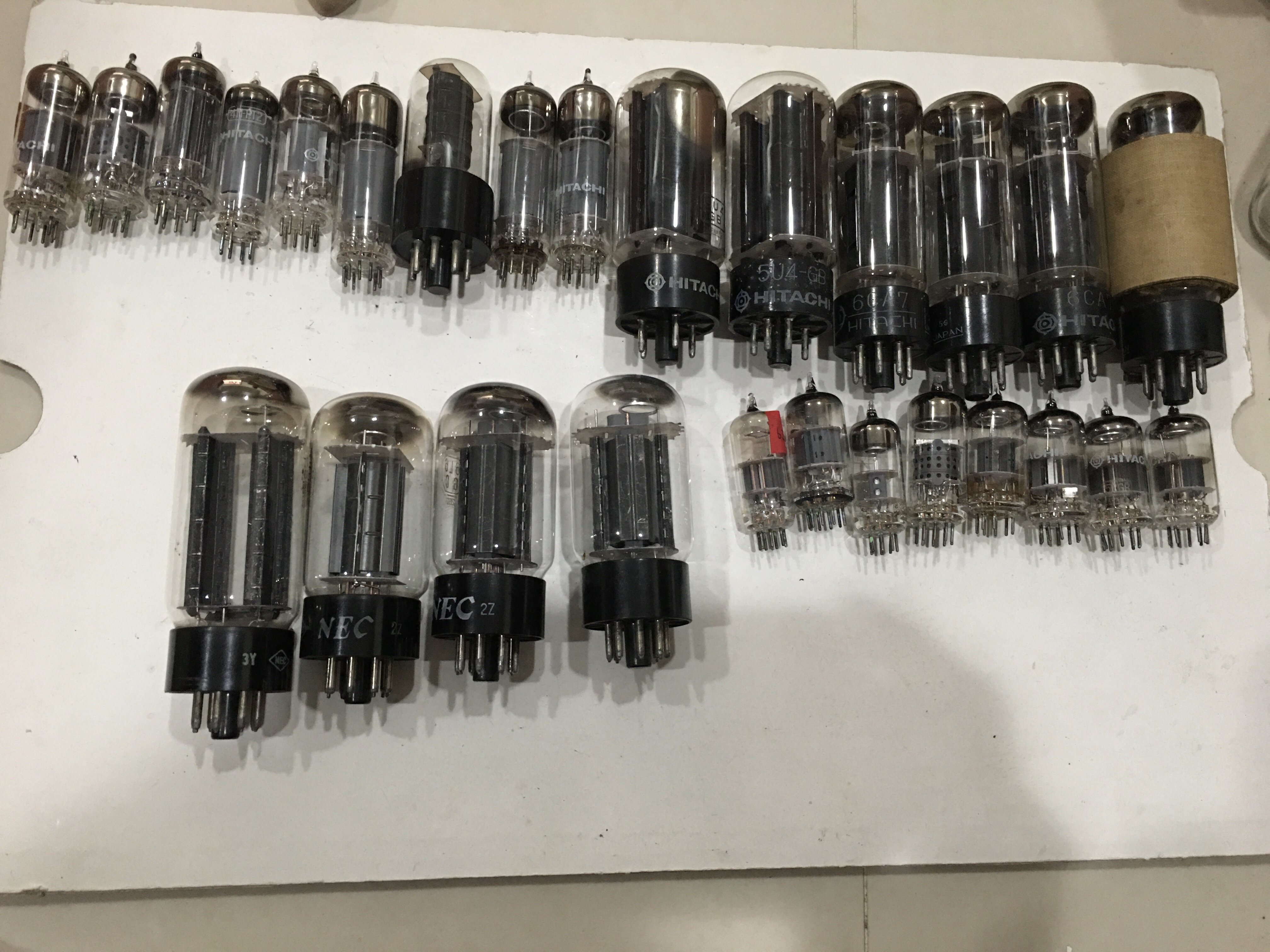 真空管Hitachi NEC TEN Mullard Zenith RCA GE Matsushita Toshiba