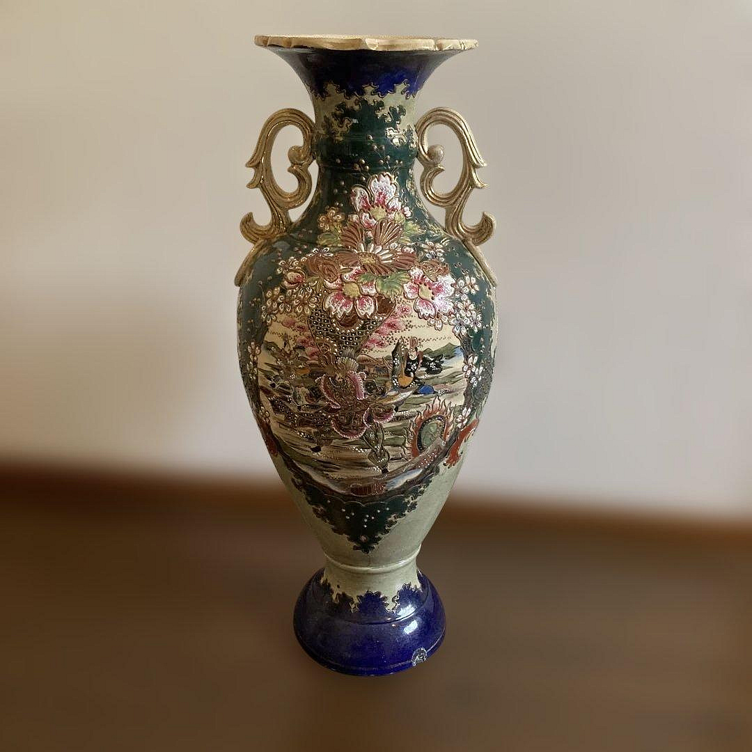 SALE 古美術　お里帰り　大型　大壺　花瓶　骨董 アンティーク SALE古美術お裏帰り大型大壺花瓶骨董古董| Yahoo拍賣