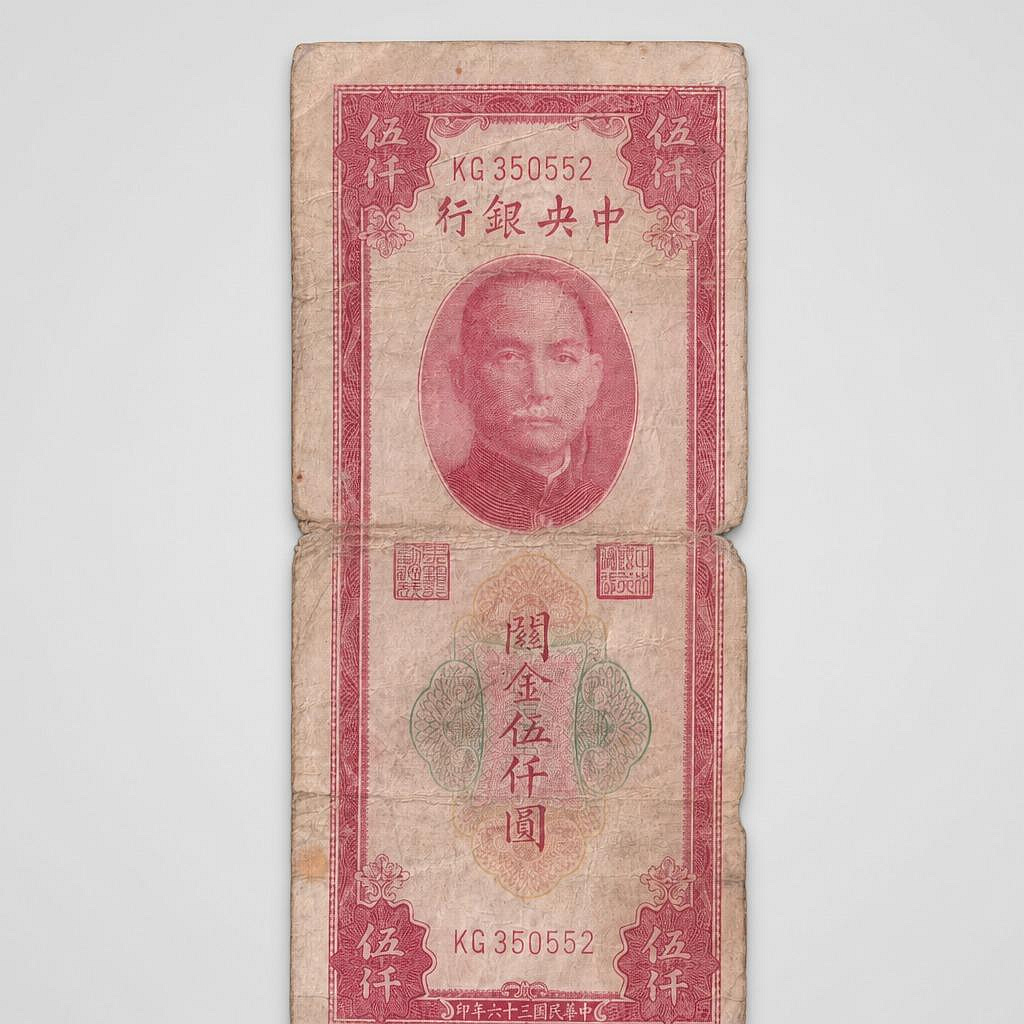 中央銀行關金伍仟圓紙鈔的價格推薦- 2026年7月| 比價比個夠BigGo