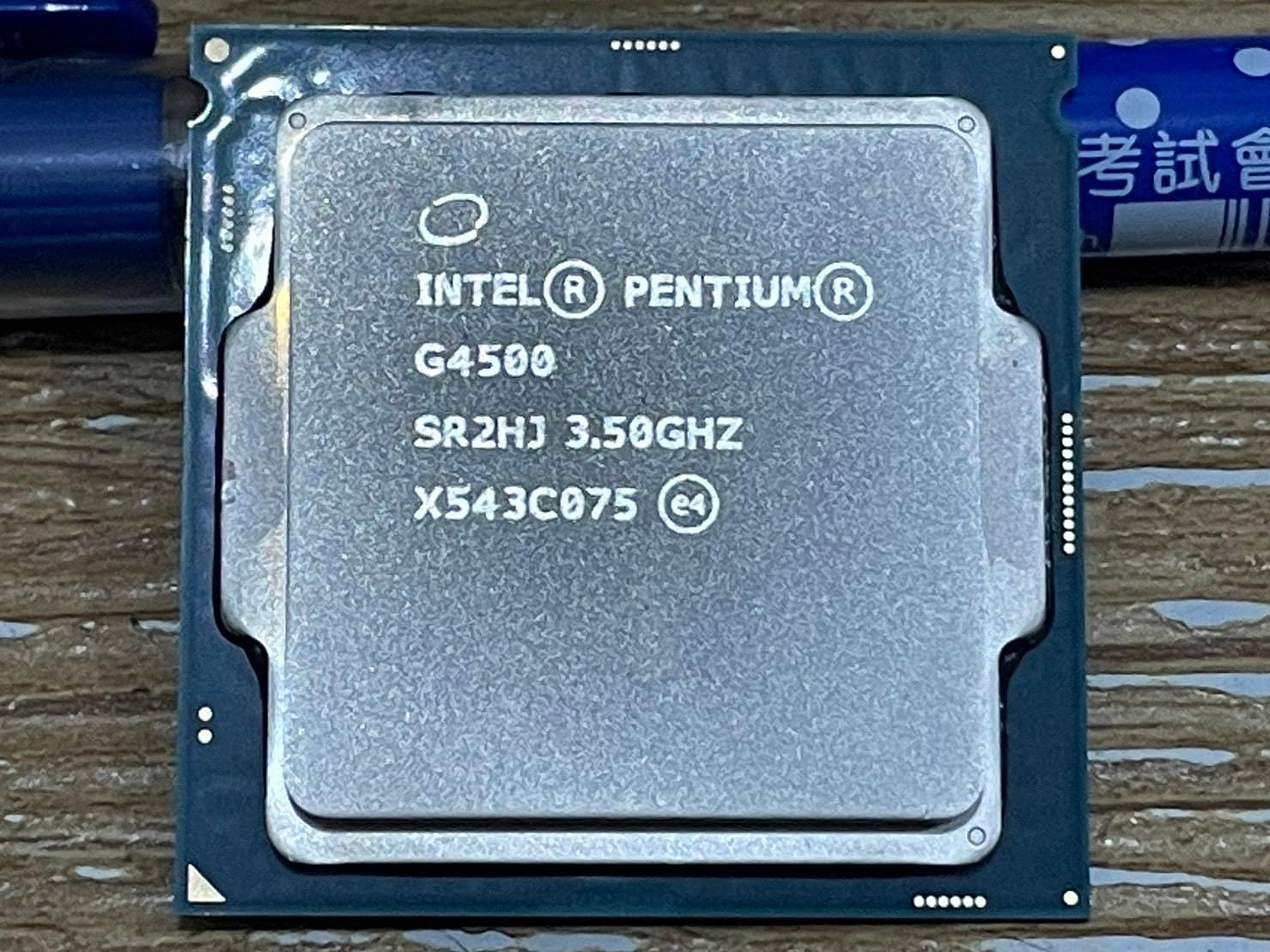 LGA1151 六代Intel Pentium G4500 3.5G 雙核心CPU | Yahoo拍賣